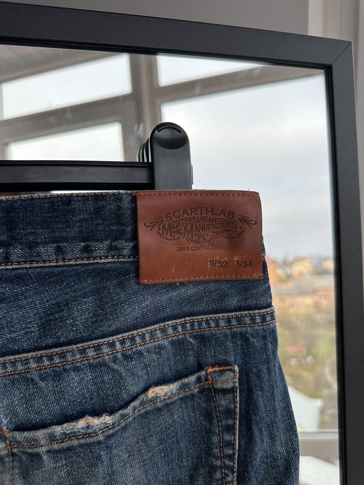 Scarti-Lab Vintage Scarti Lab Dirty Denim Workwear Selvedge Japan Jeans Size US 32 / EU 48 - 9 Thumbnail
