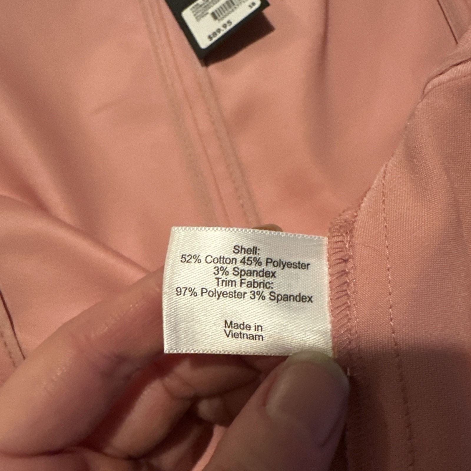 Other Lane Bryant Double Weave Stretch Jacket Blazer Pink 18 NWT Size XXL / US 16-18 / IT 52-54 - 8 Thumbnail