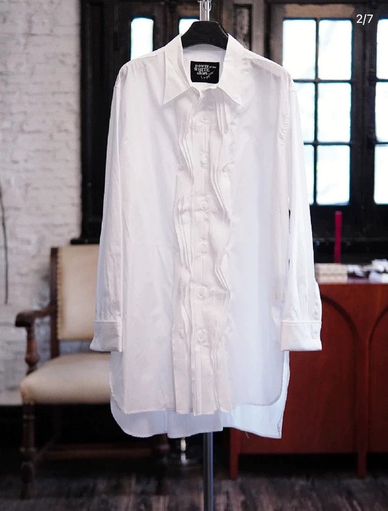 Yohji Yamamoto Yohji Yamamoto Palace White Shirt Size US L / EU 52-54 / 3 - 1 Thumbnail