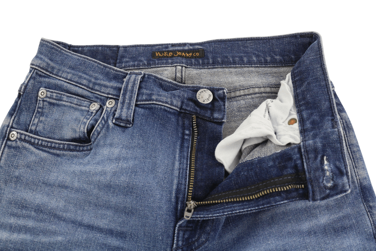 Nudie Jeans HIGH KAI W28/L32 Navy Falls Organic Blue Jeans 82674 Size US 28 / EU 44 - 4 Thumbnail