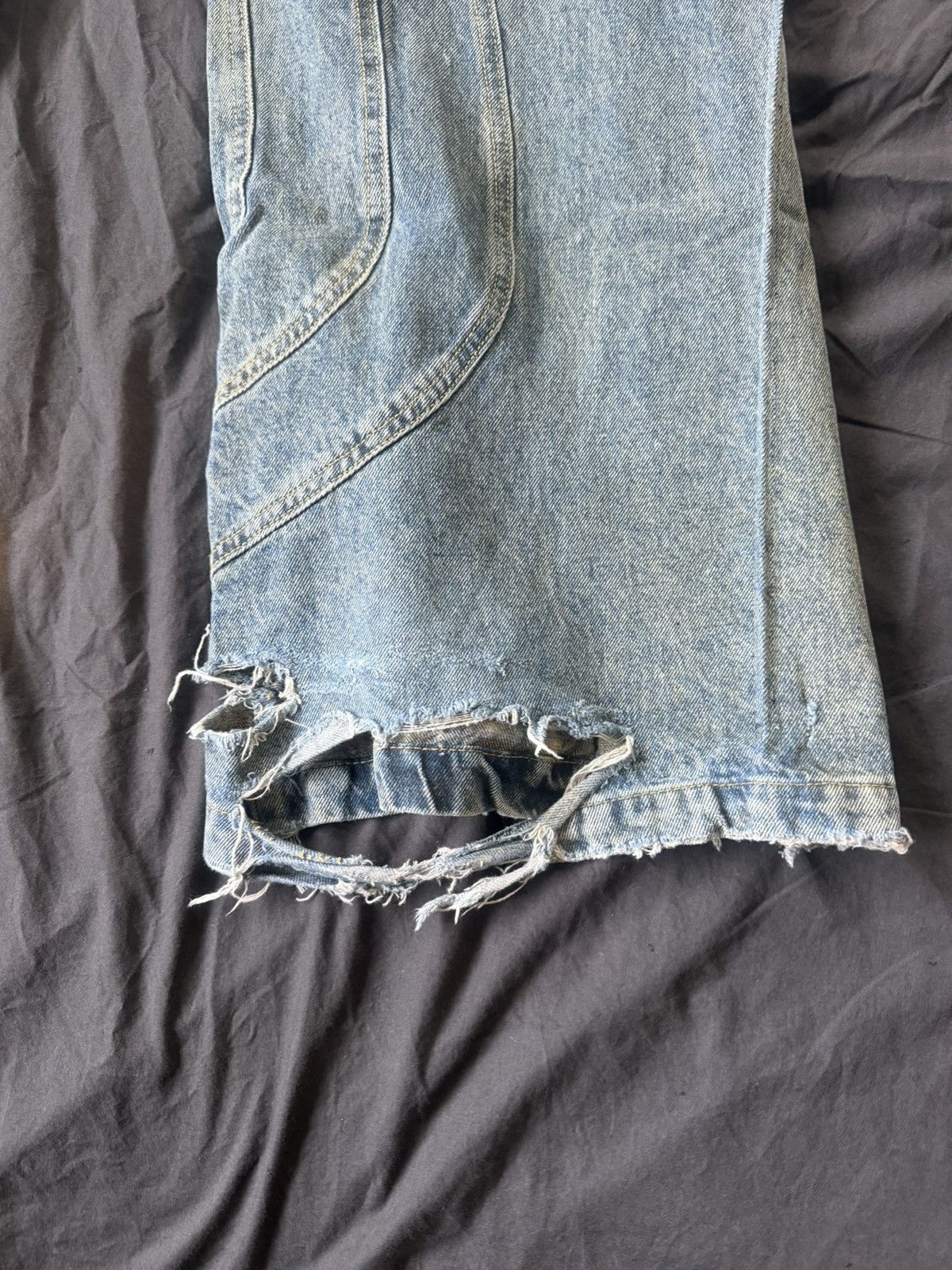 No Faith Studios No Faith Studios Wave Denim Size US 30 / EU 46 - 4 Thumbnail
