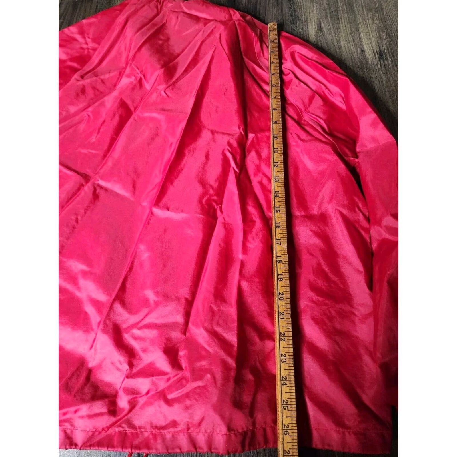 Vintage VINTAGE Swingster Mens XL Red Bomber Jacket Satin Nylon 80s 90s Retro Lightweight Size US L / EU 52-54 / 3 - 2 Thumbnail