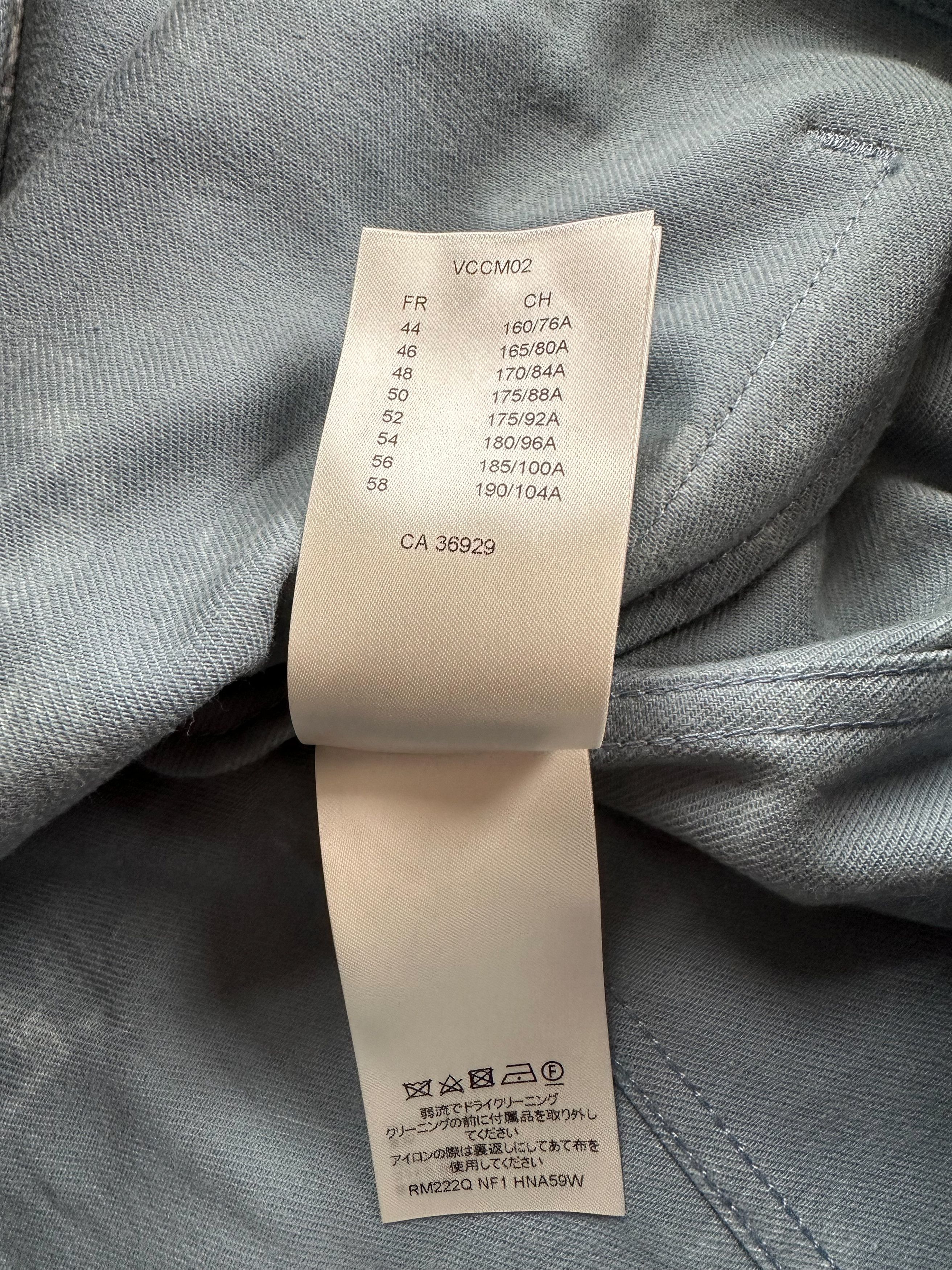 Louis Vuitton Louis Vuitton Blue & White LV Leaf Denim Jacket Size US L / EU 52-54 / 3 - 6 Thumbnail