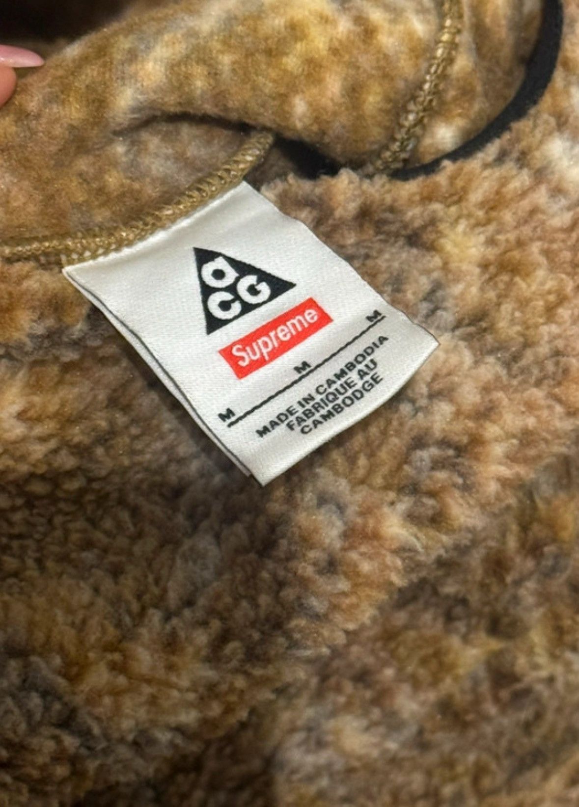 Nike ACG × Supreme Supreme Nike ACG fleece pullover Size US M / EU 48-50 / 2 - 7 Thumbnail