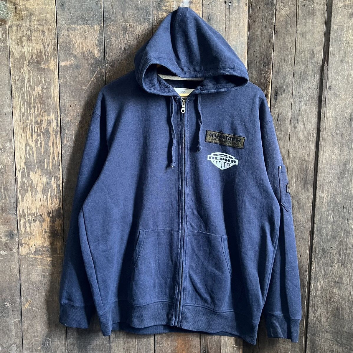 Japanese Brand × Vintage Hummer Big Logo Zipper Hoodie Size US L / EU 52-54 / 3 - 2 Thumbnail