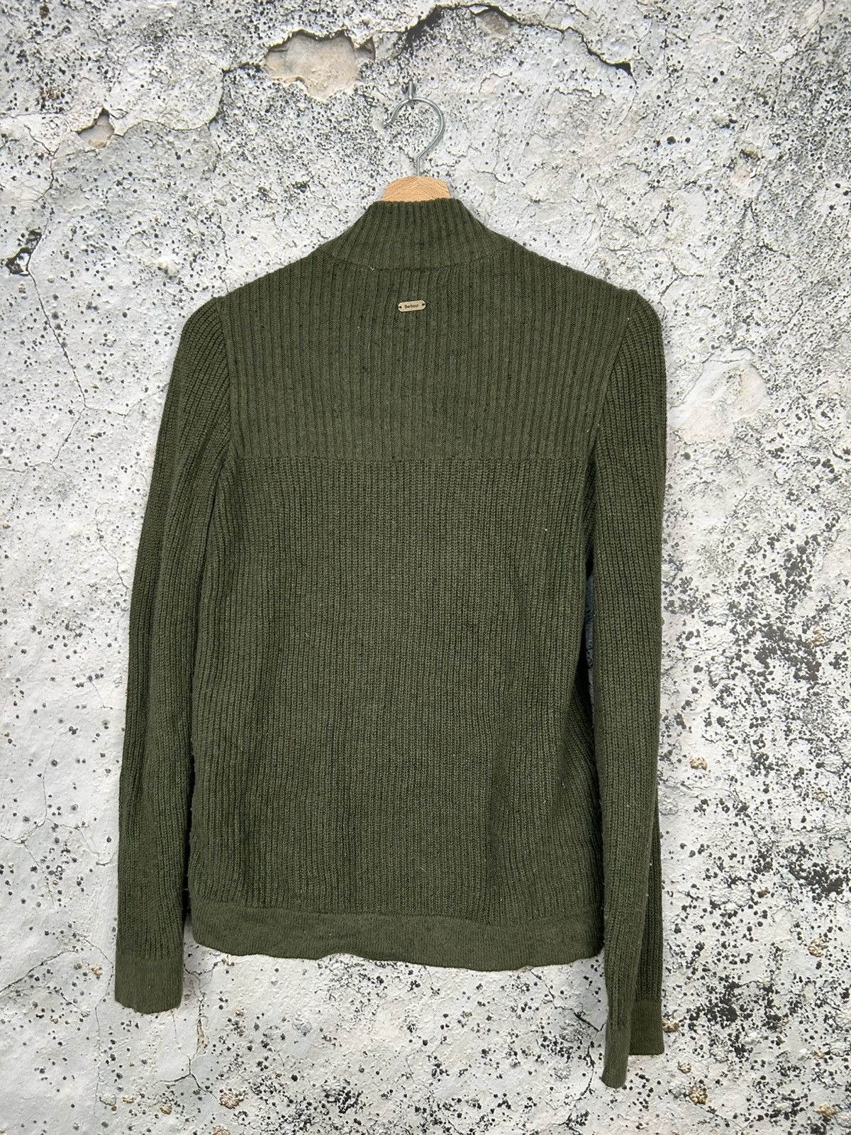 Barbour Barbour Green Zip Sweater Gorpcore Outdoor Streetwear Size US S / EU 44-46 / 1 - 4 Thumbnail