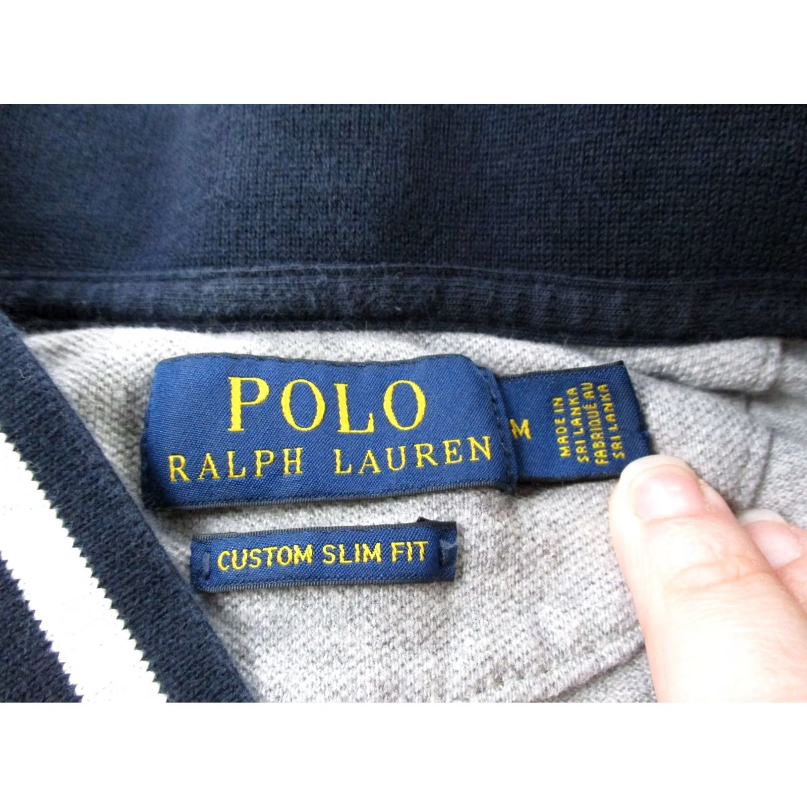 Polo Ralph Lauren Polo Ralph Lauren Shirt Mens M Classic Fit Golf Logo Band Collar Casual Short Sleeve Gray Cotton Knit Polo Size US M / EU 48-50 / 2 - 6 Thumbnail
