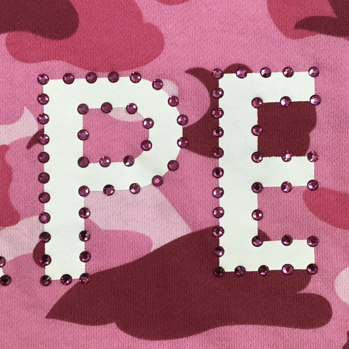 Bape × Nigo × Swarovski BAPE Pink Swarovski logo sweat shirt Pink camo a bathing ape Size US M / EU 48-50 / 2 - 5 Thumbnail