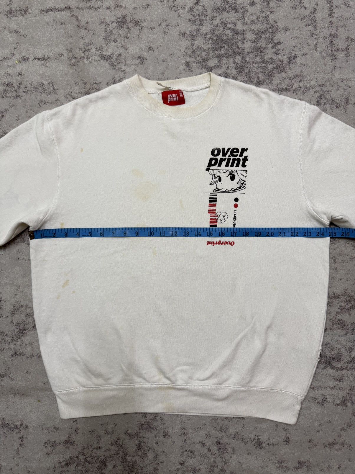 Japanese Brand Overprint X Ackybright Graphic Sweatshirt Size US XL / EU 56 / 4 - 17 Thumbnail
