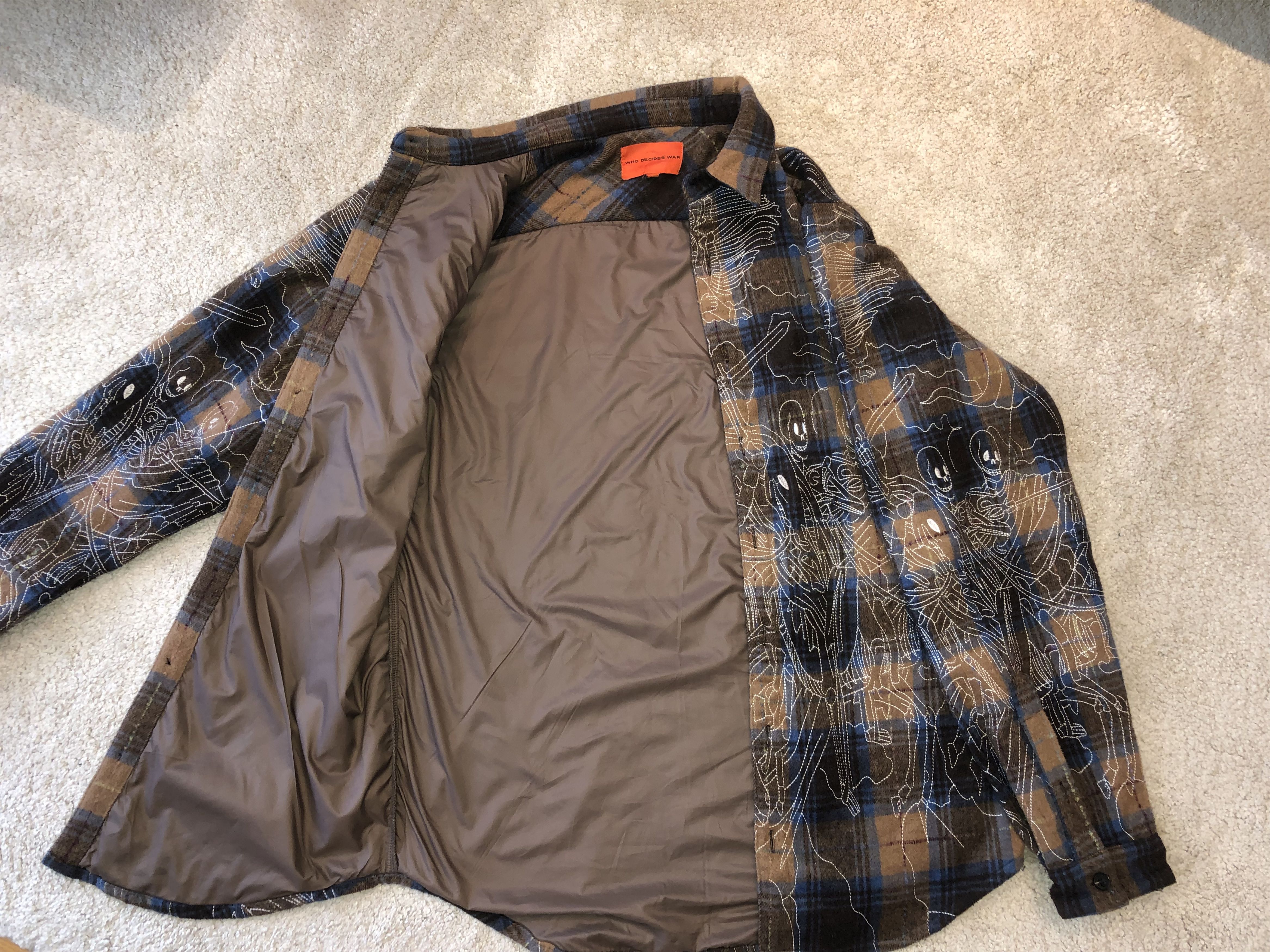 Who Decides War Four horsemen flannel Size US XL / EU 56 / 4 - 3 Thumbnail