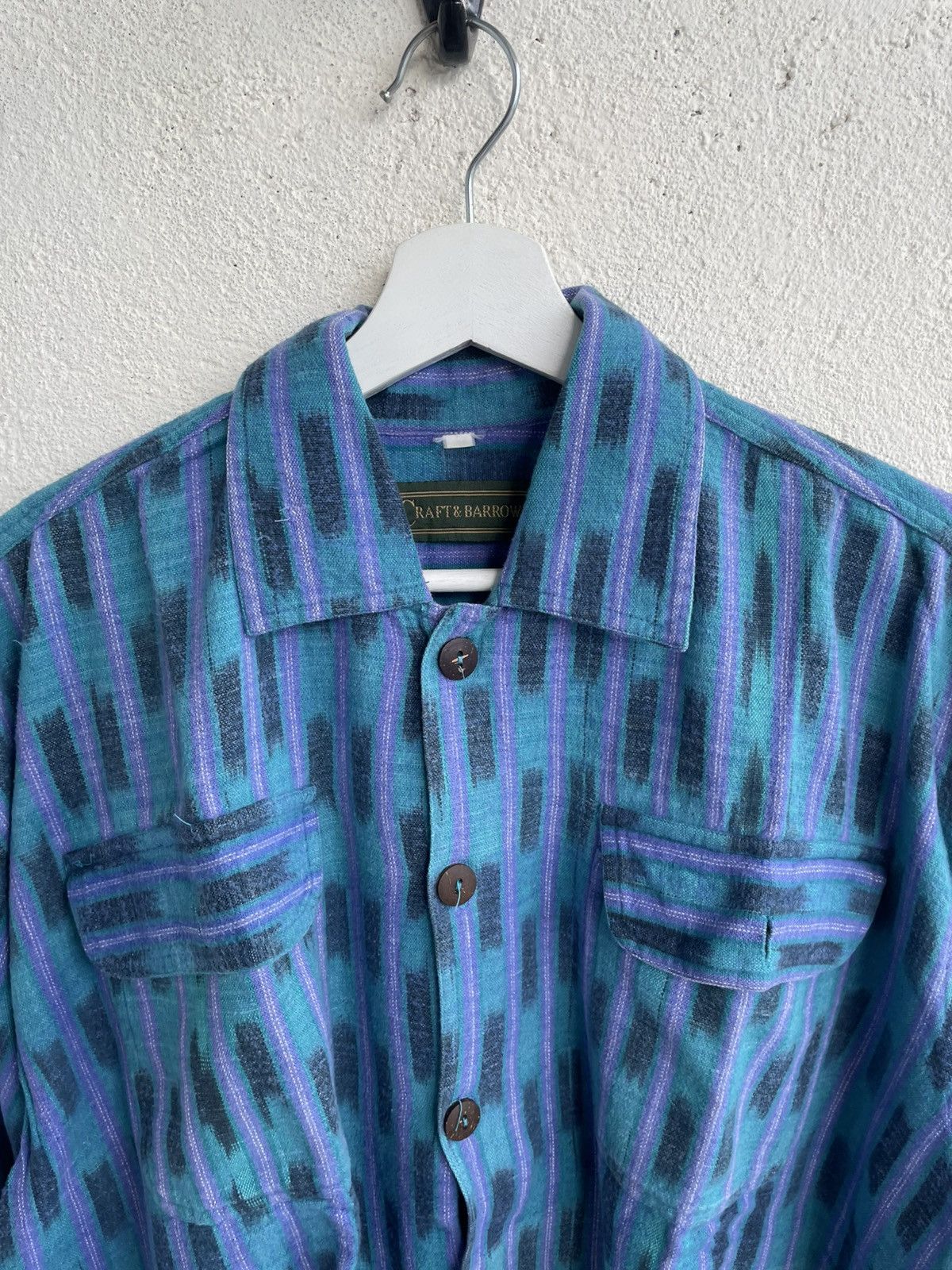 If Six Was Nine 2000s Hysteric Abstract Stripe Long Shirt Y2K LGB cdg Y’s Size US XXL / EU 58 / 5 - 2 Thumbnail