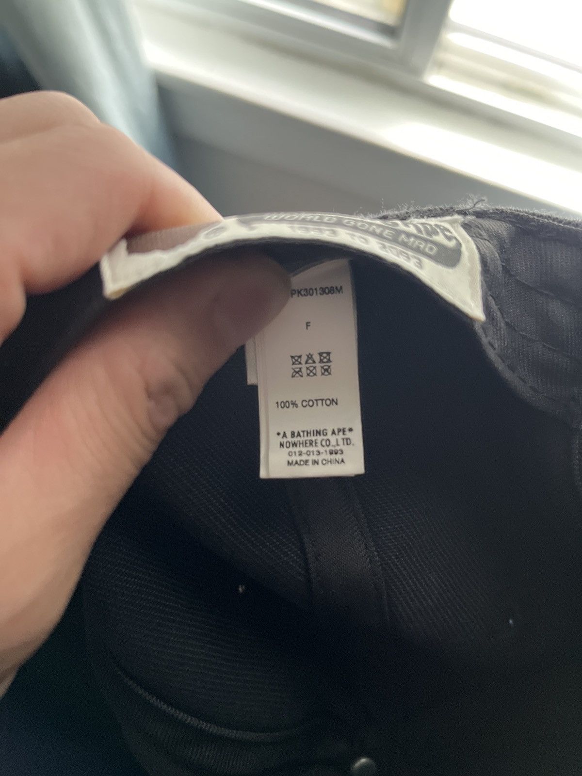 Bape Black overdyed Bape Hat Size ONE SIZE - 6 Thumbnail