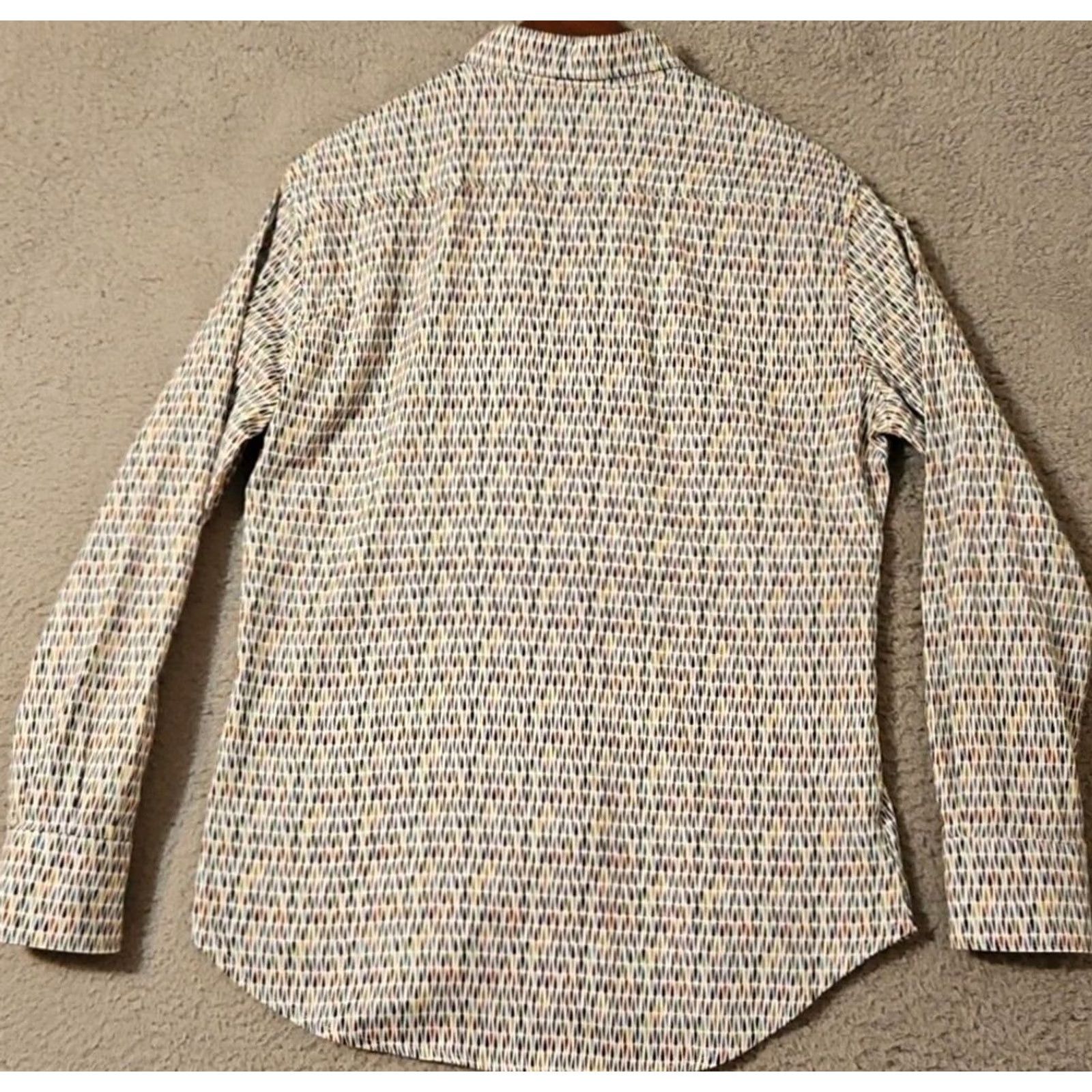 Robert Graham Robert Graham Mens M Modern Americana Classic Fit Multi Design Flip Cuff Size US M / EU 48-50 / 2 - 2 Thumbnail