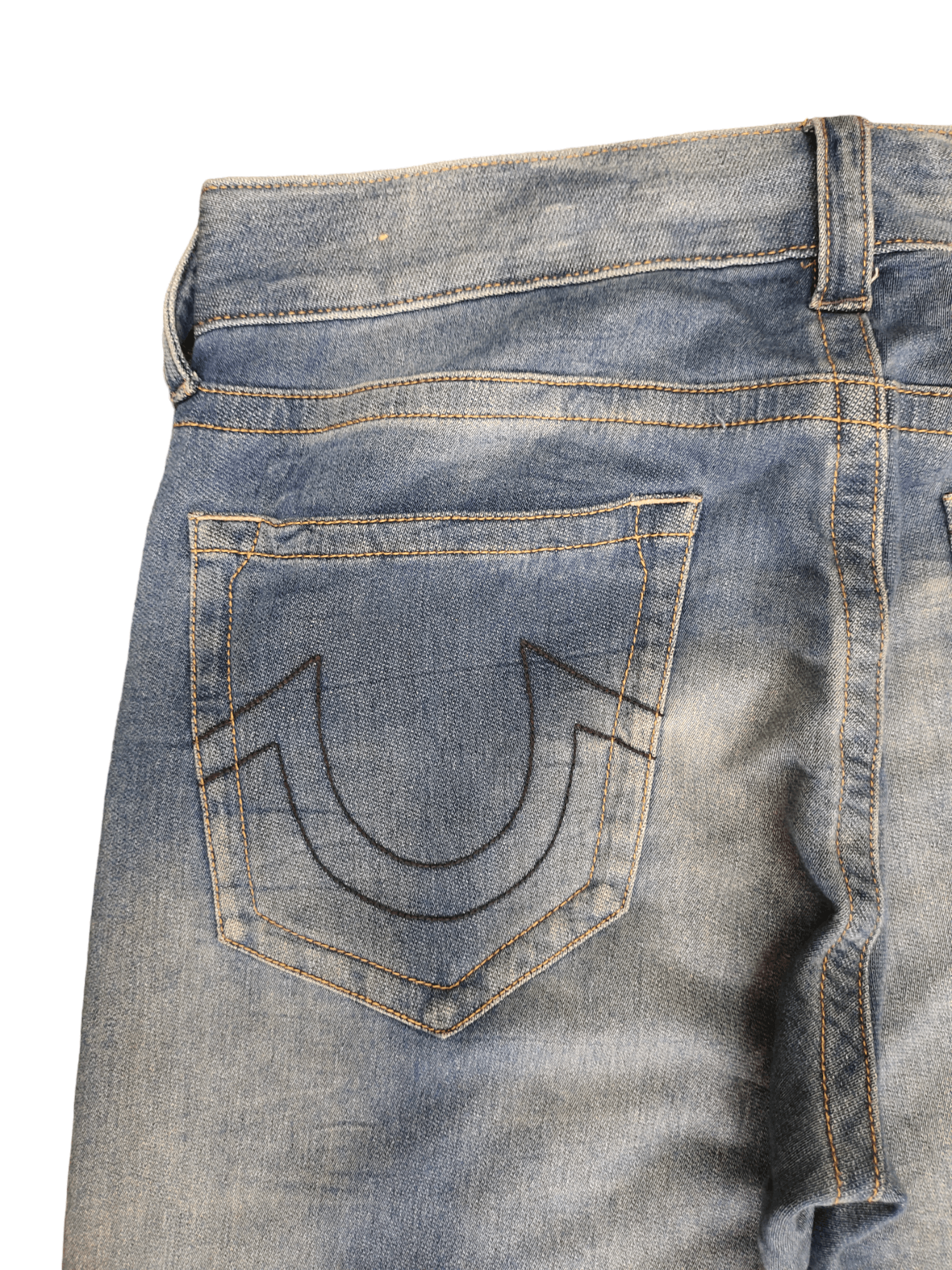 True Religion True Religion 'Geno' Relaxed Slim Soft Denim Pants Size US 34 / EU 50 - 12 Thumbnail