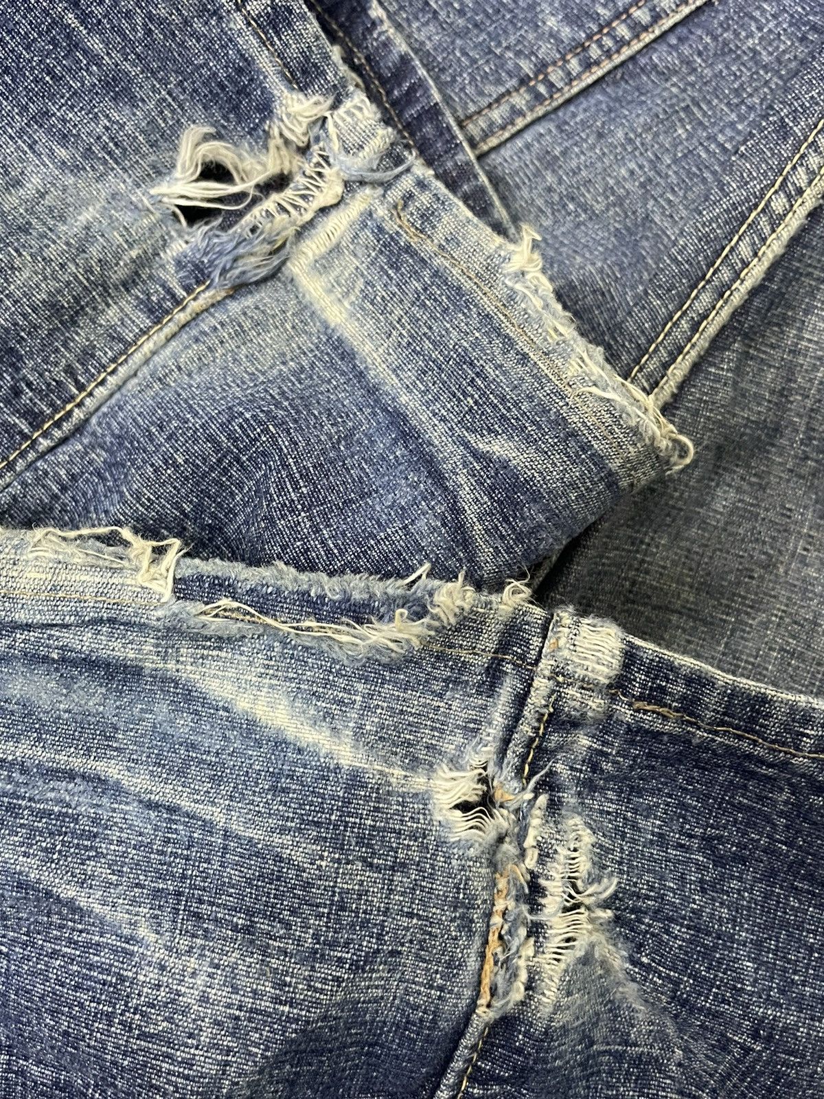 Sugar Cane Vintage Sugarcane Okinawa Selvedge Distresed Denim Size US 32 / EU 48 - 14 Thumbnail