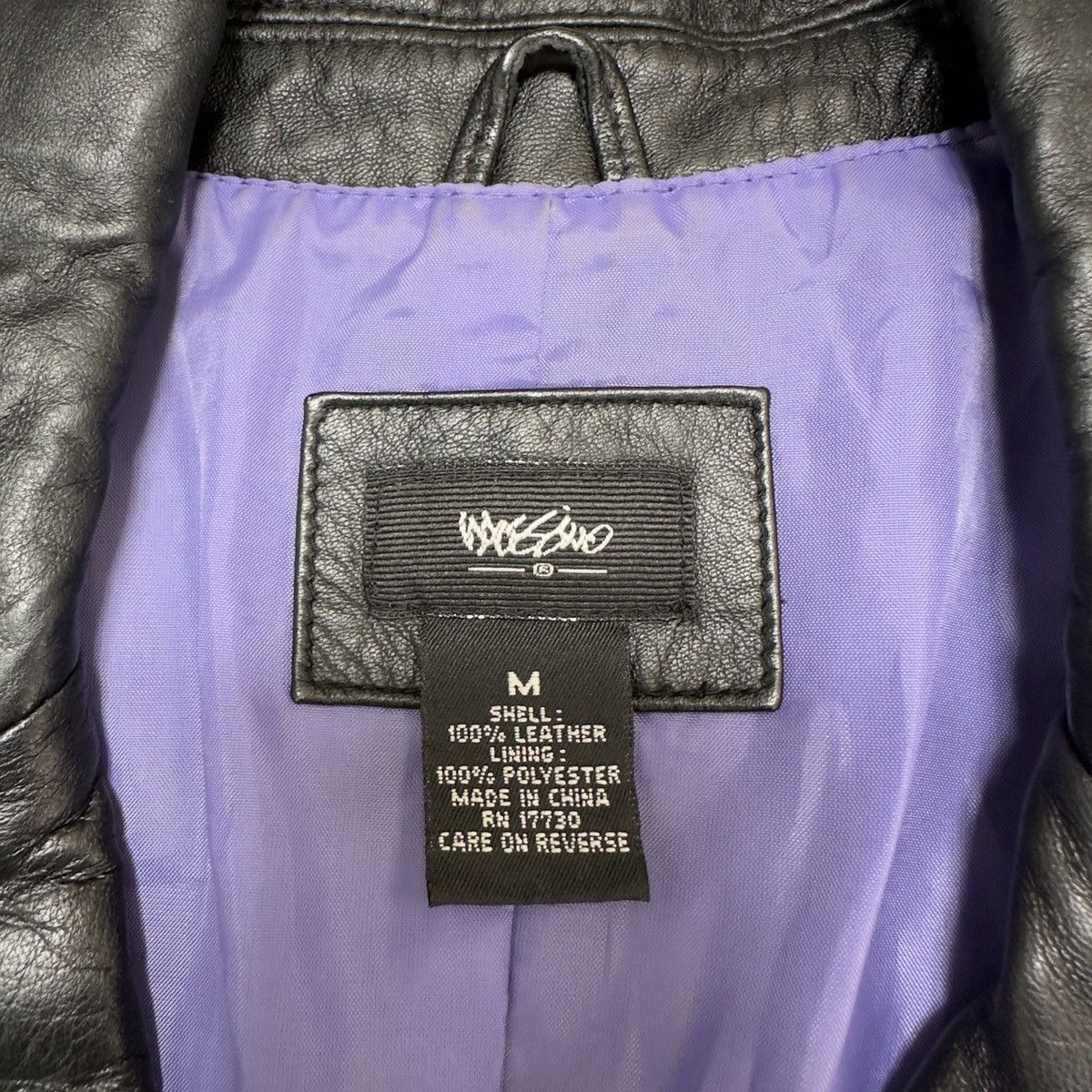 Mossimo × Vintage Vintage Mossimo leather jacket Size M / US 6-8 / IT 42-44 - 4 Thumbnail