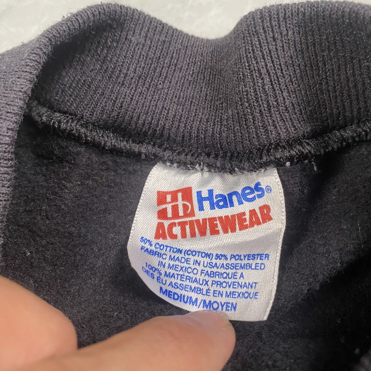 Hanes Vintage 90s Hanes Big Logo Crewneck Size US S / EU 44-46 / 1 - 4 Thumbnail