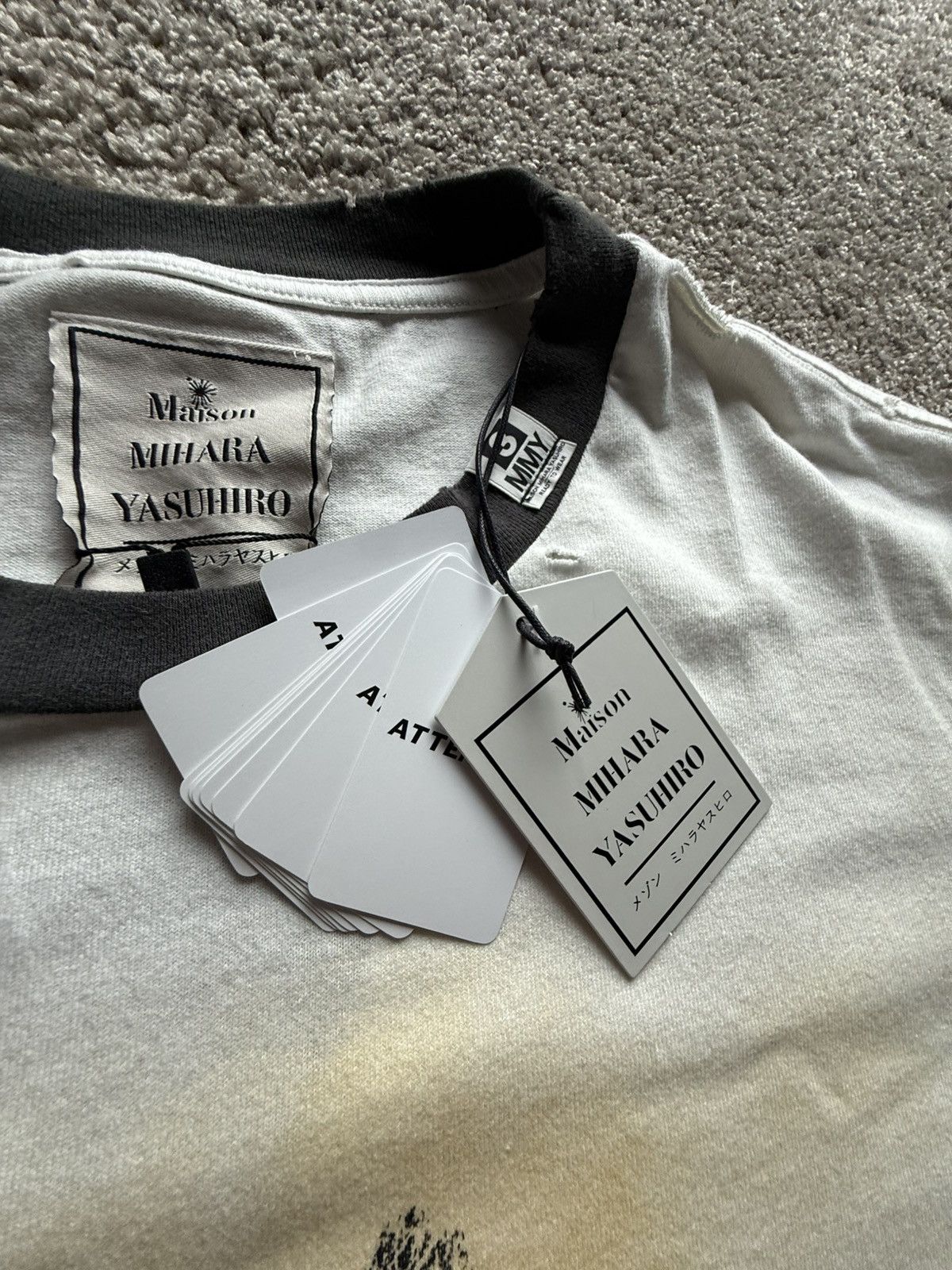 Maison MIHARA YASUHIRO Maison Mihara Yasuhiro smiley face bleached acid was T shirt Size US L / EU 52-54 / 3 - 12 Thumbnail