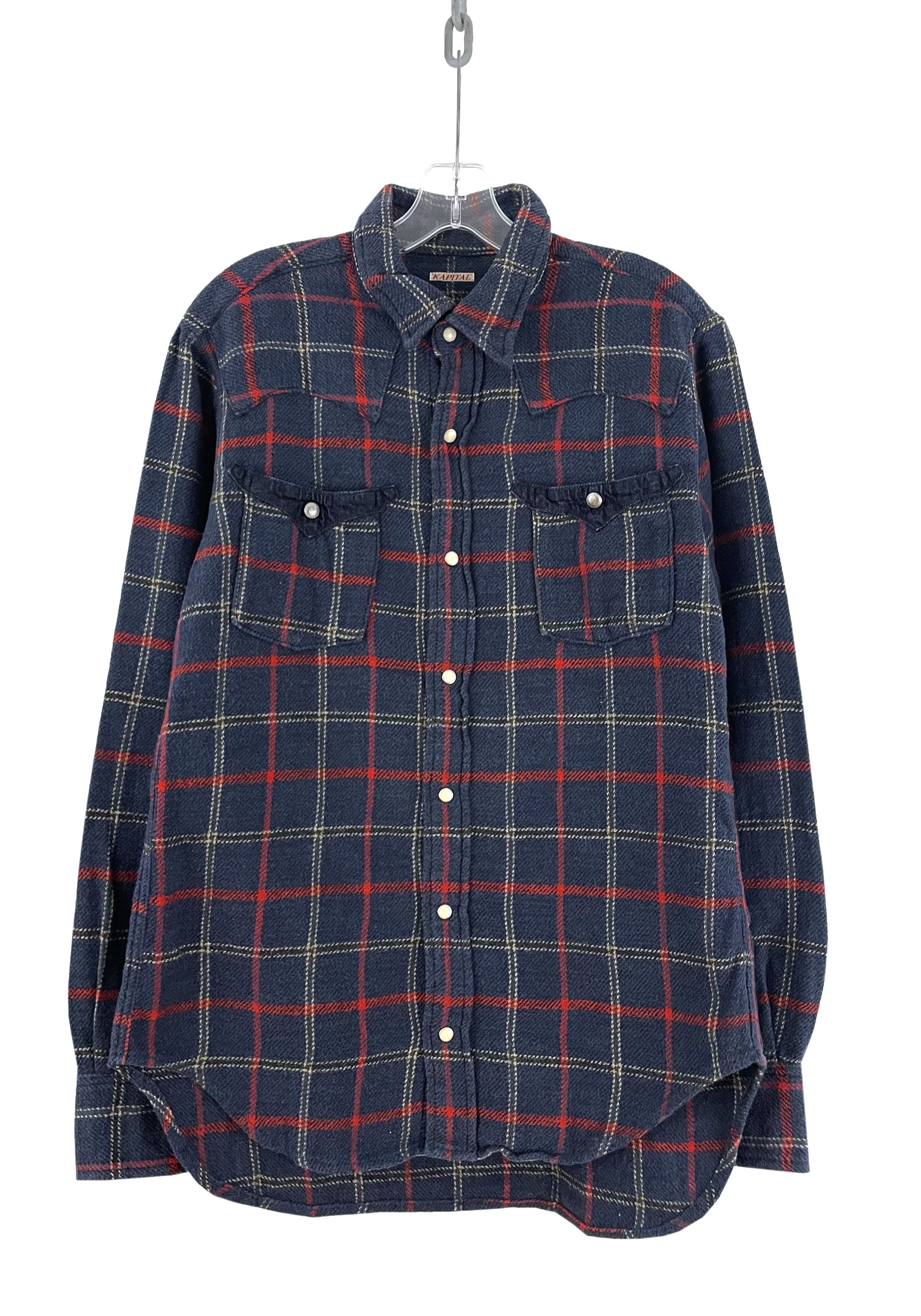 Kapital Corduroy Trim Flannel Size US XL / EU 56 / 4 - 1 Thumbnail