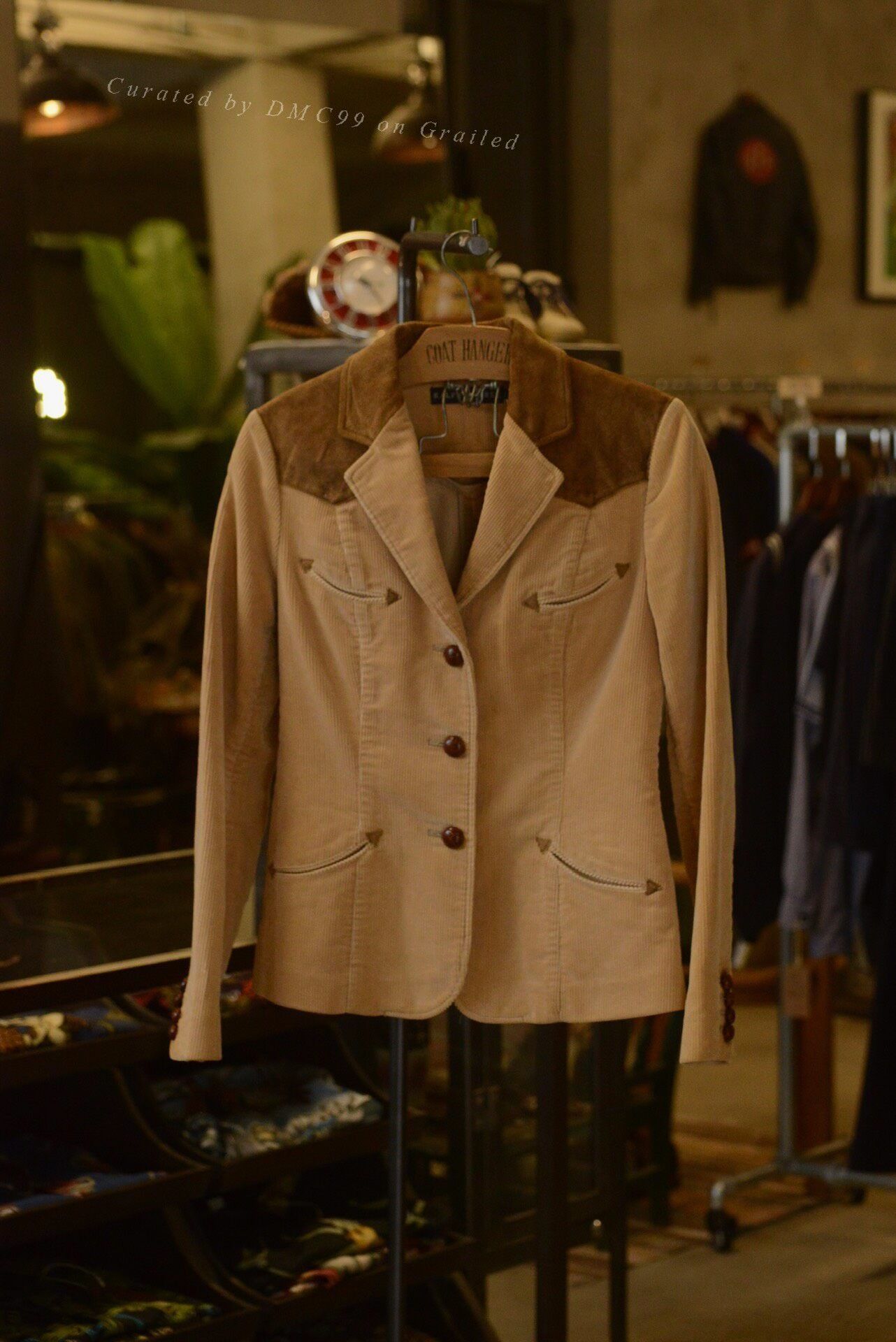 Ralph Lauren Ralph Lauren Corduroy Leather Blazer Size S / US 4 / IT 40 - 1 Thumbnail