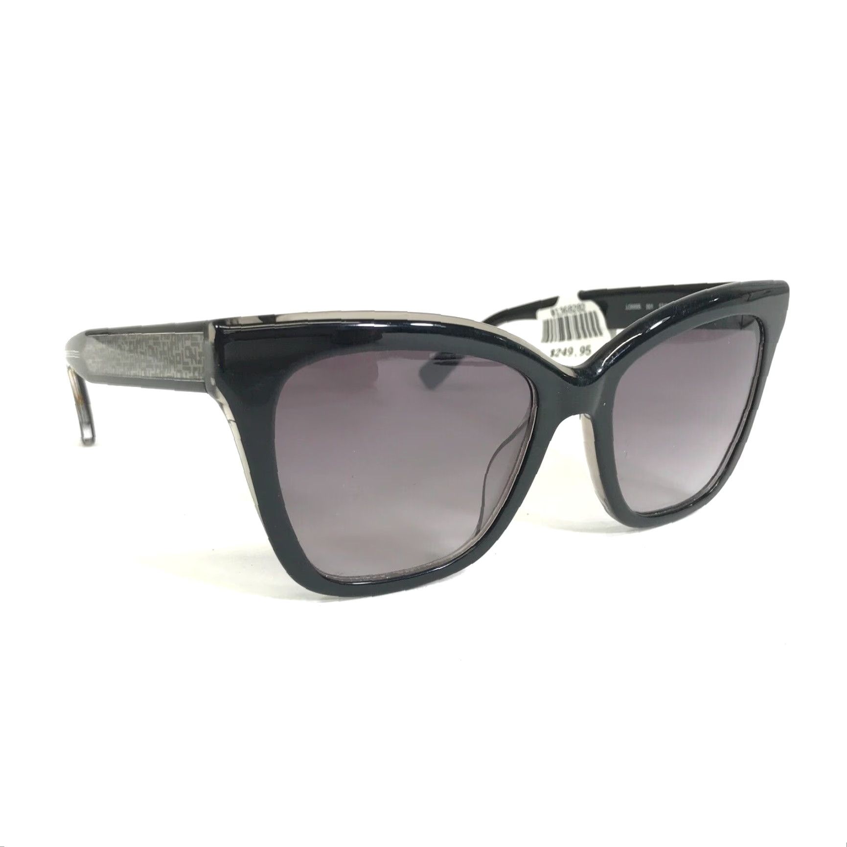 VINTAGE Longchamp Designer Sunglasses Women Oversized Cat Eye UV400 Purple Lenses 90s
