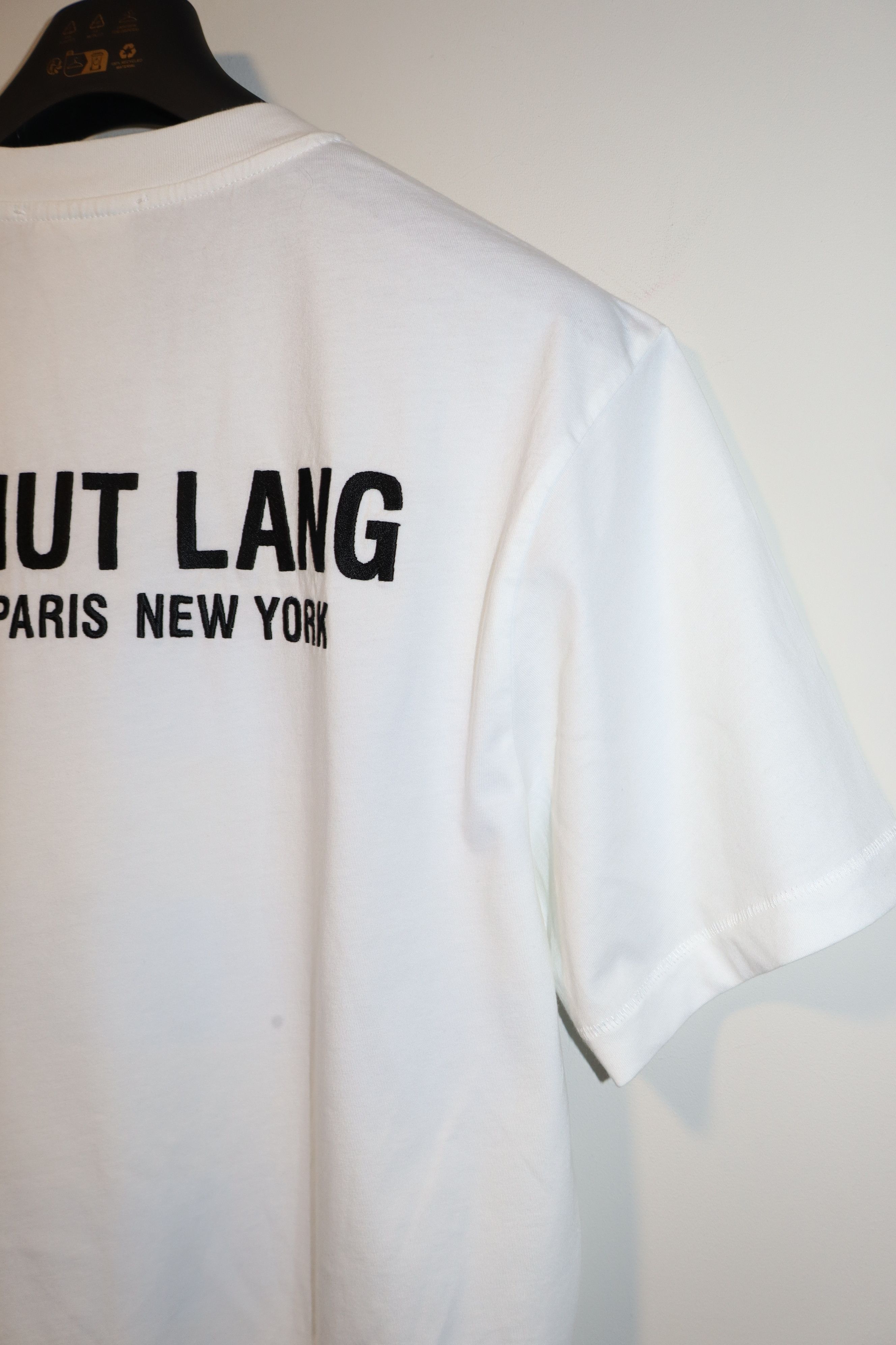 Helmut Lang Stripped logo t-shirt Size US L / EU 52-54 / 3 - 9 Thumbnail