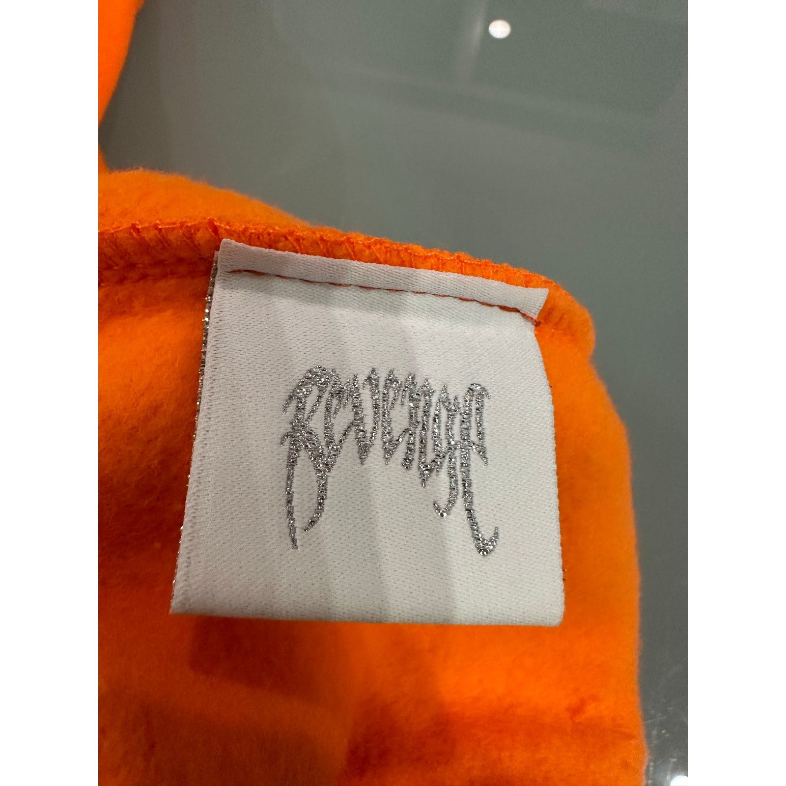 Revenge Revenge Orange Durk Bones Hoodie (XL) Size US XL / EU 56 / 4 - 5 Thumbnail