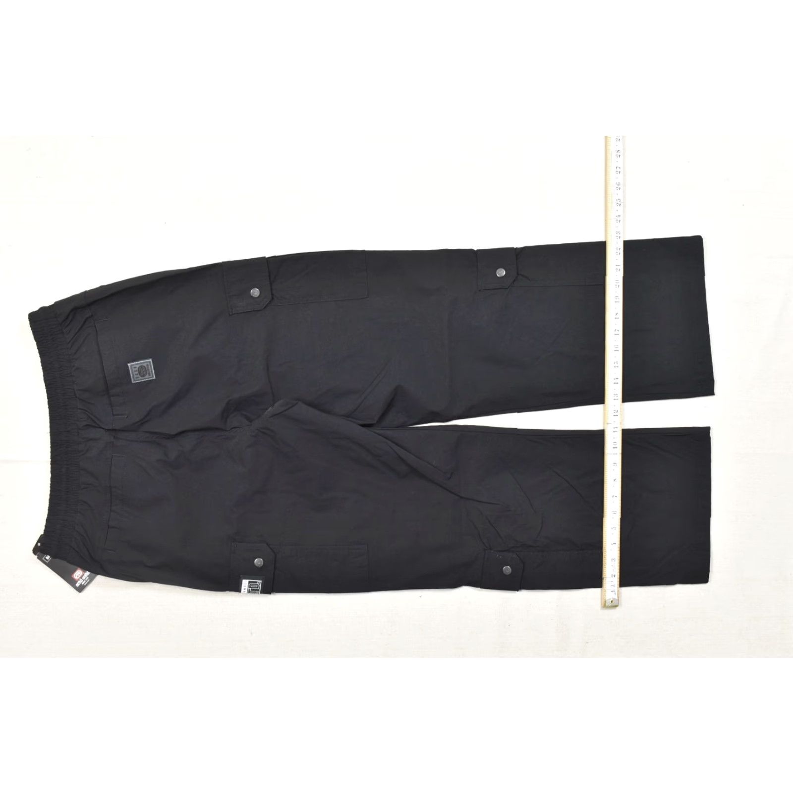 Ecko Unltd. Ecko Unltd Mens Cargo Jogger Pants Black Nylon Baggy Fit M Cargo Pocket 29 Inseam Modern Logo Accents Vintage No Size US 31 - 4 Thumbnail