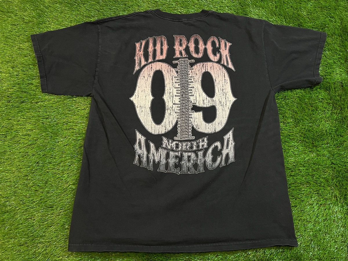 Band Tees 2009 Kid Rock American Outlaw North American Tour 2-Sided Size US XL / EU 56 / 4 - 6 Thumbnail