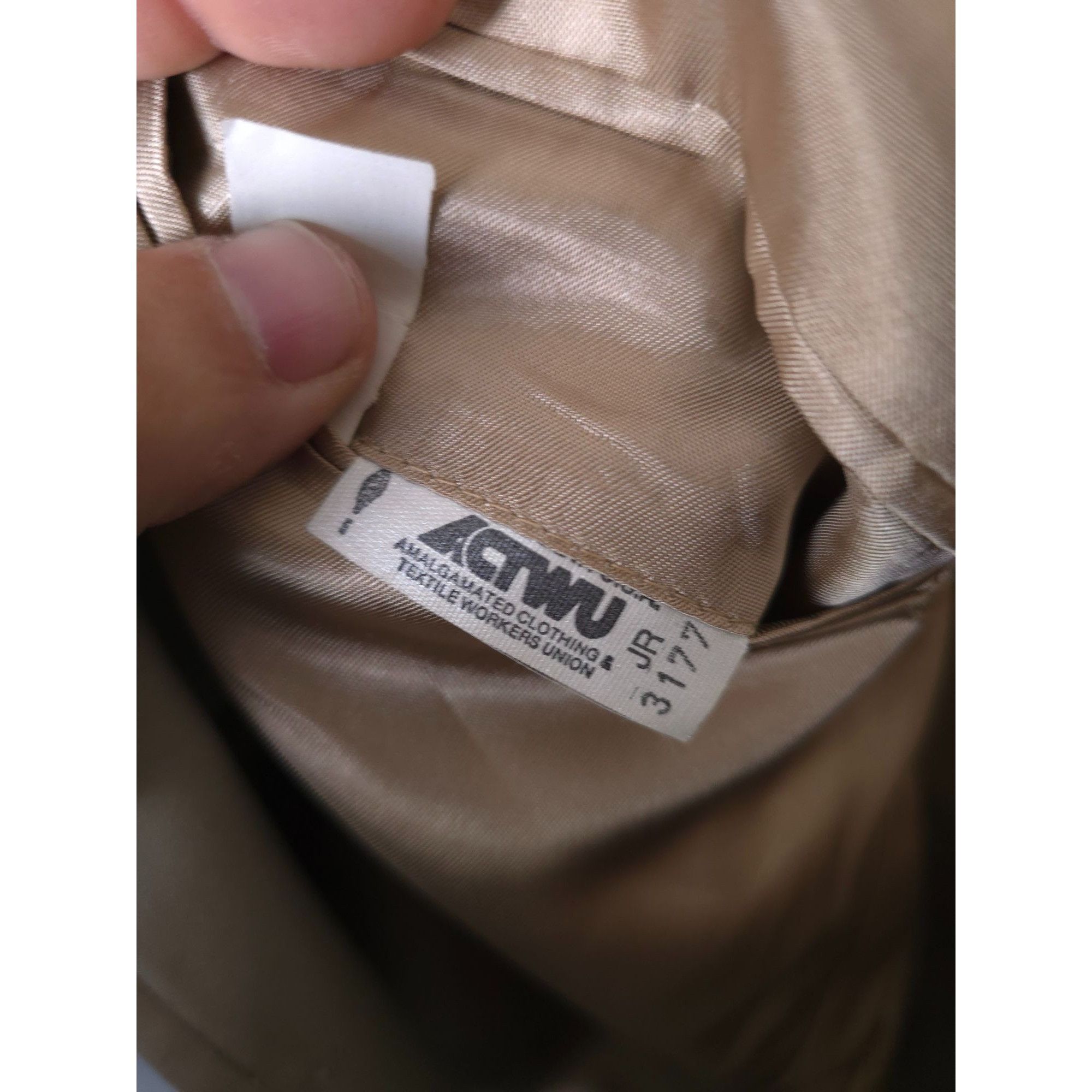 Brooks Brothers Vintage Brooks Brothers Beige wool Blazer Jacket 44R Made In Size 44R - 6 Thumbnail