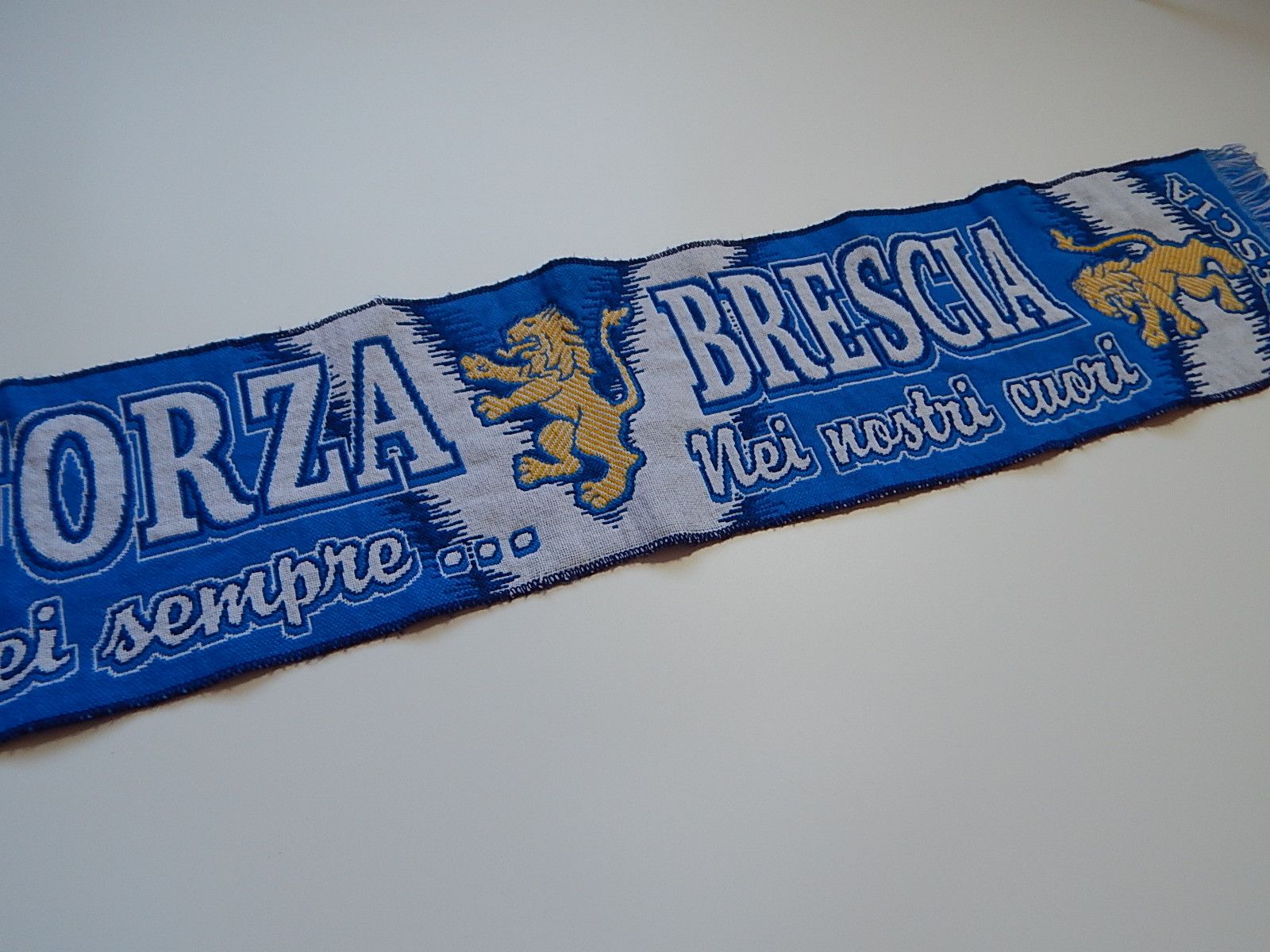 Vintage vintage brescia calcio italy serie a football soccer scarf Size ONE SIZE - 2 Thumbnail