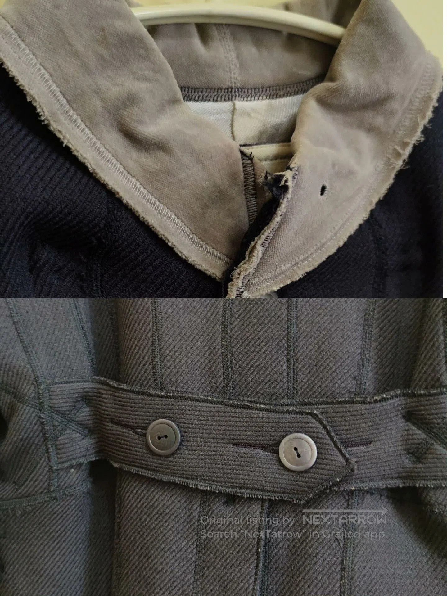 Takahiromiyashita The Soloist. The Soloist Deconstructed Wool Silk Coat. Size US S / EU 44-46 / 1 - 9 Thumbnail