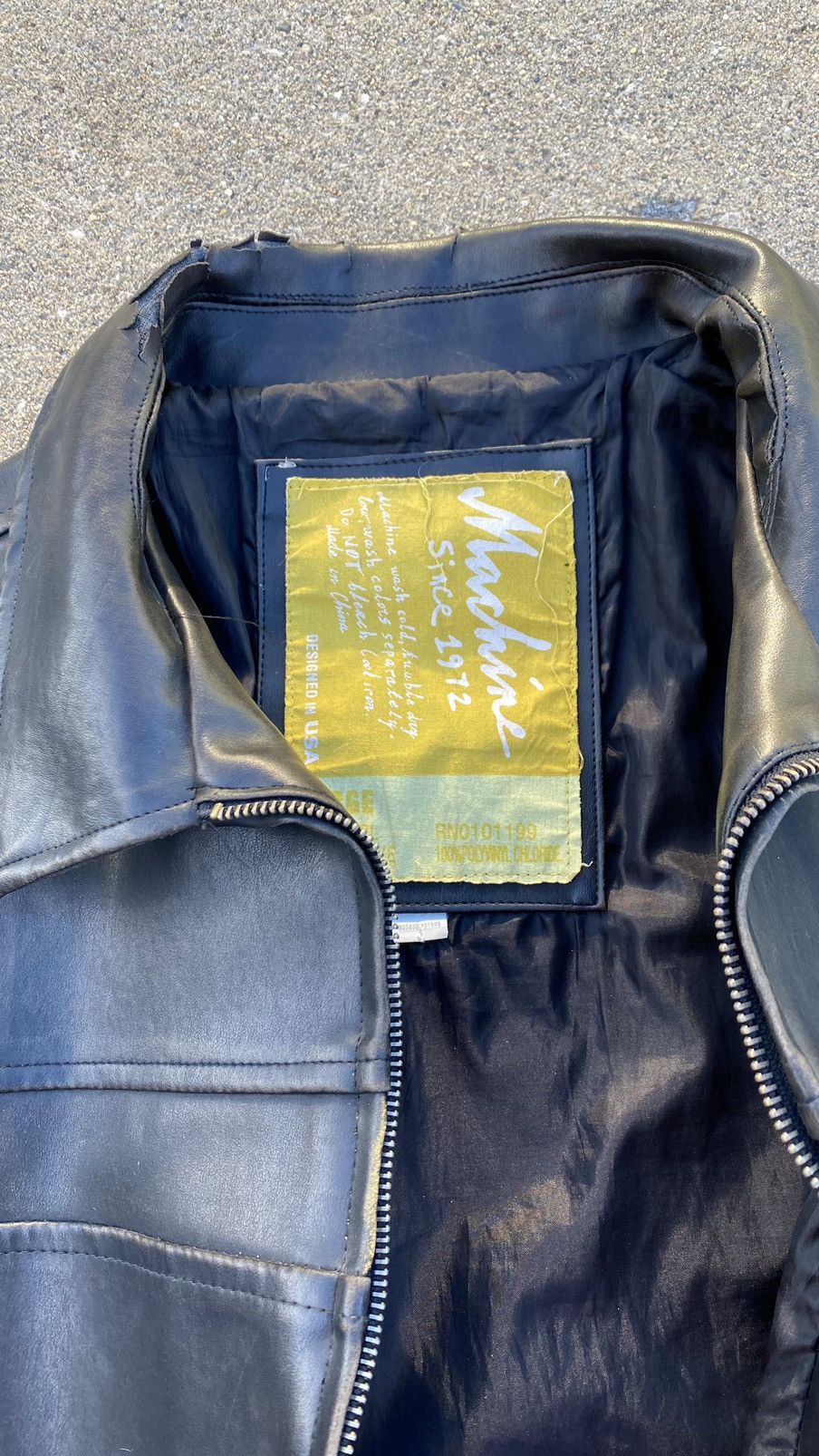 Vintage Vintage black leather jacket Size US L / EU 52-54 / 3 - 3 Thumbnail