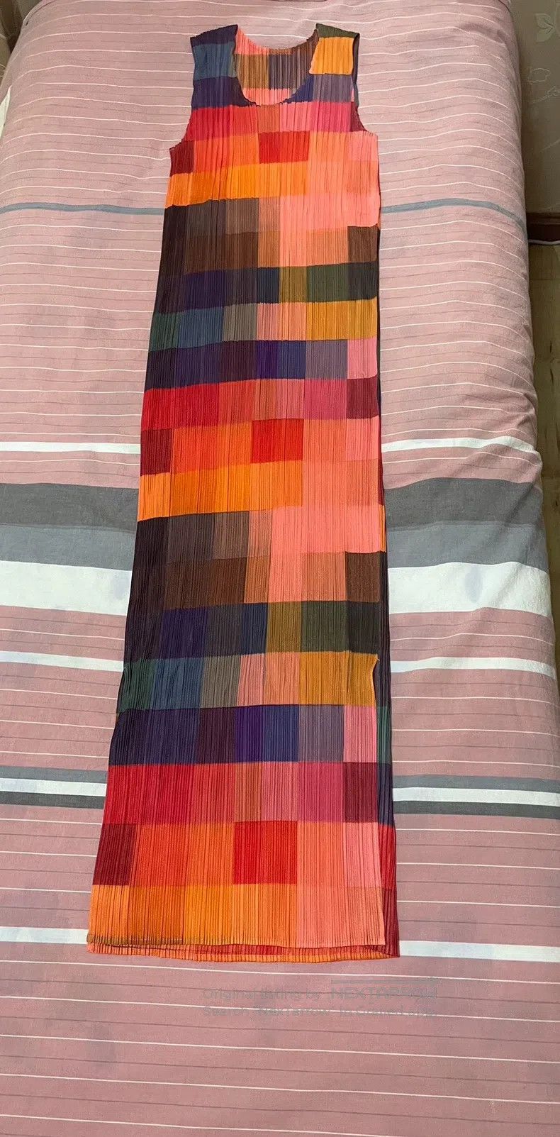 Issey Miyake Issey Miyake Mosaic Dress Size L / US 10 / IT 46 - 8 Thumbnail