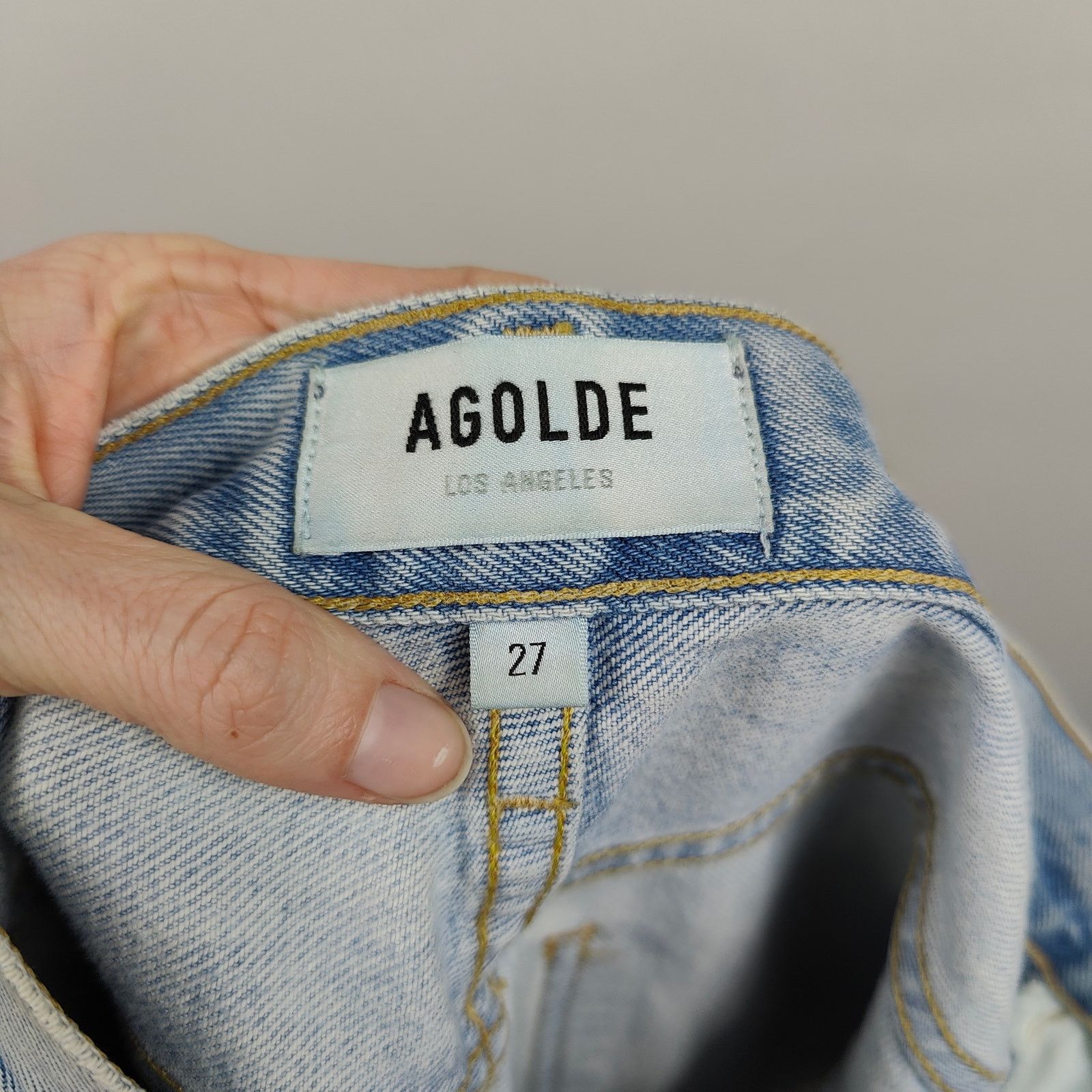 Agolde Agolde 90s Mid-Rise Loose Fit Jeans Womens 27 Fall Out Size 27" / US 4 / IT 40 - 7 Thumbnail