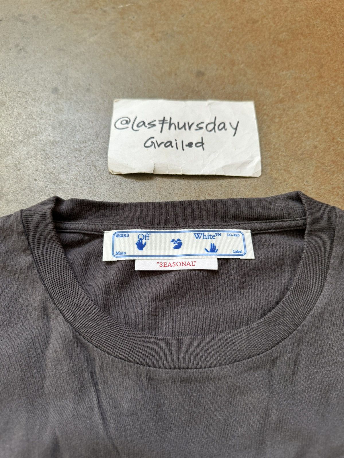 Off-White Diag Print Tee Black Medium