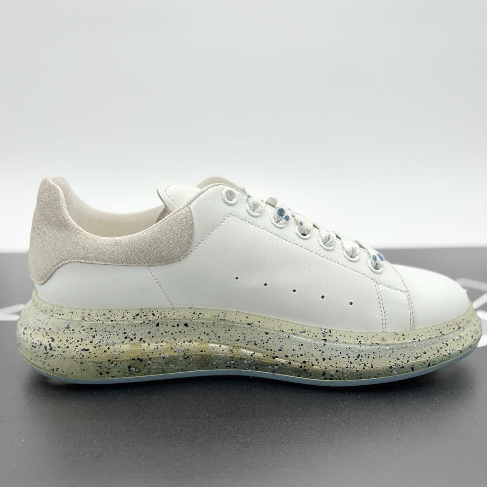 Alexander McQueen Alexander McQueen Clear Sole ' Splatter Blue ' | GREAT COND! Size US 11 / EU 44 - 10 Thumbnail