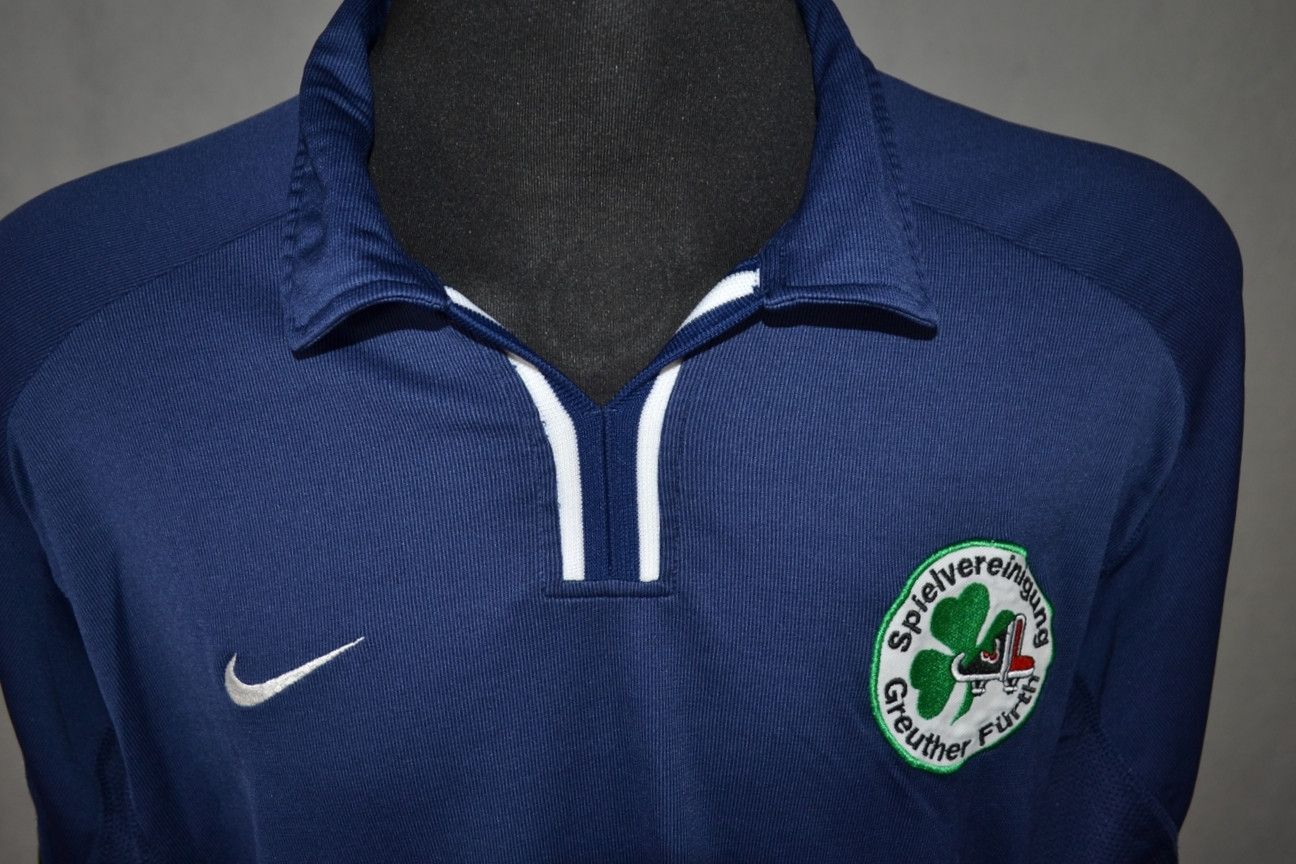 Vintage 2000-01 Greuther Furth Nike Home L/S Shirt #5 Skarabela XL Size US XL / EU 56 / 4 - 8 Thumbnail