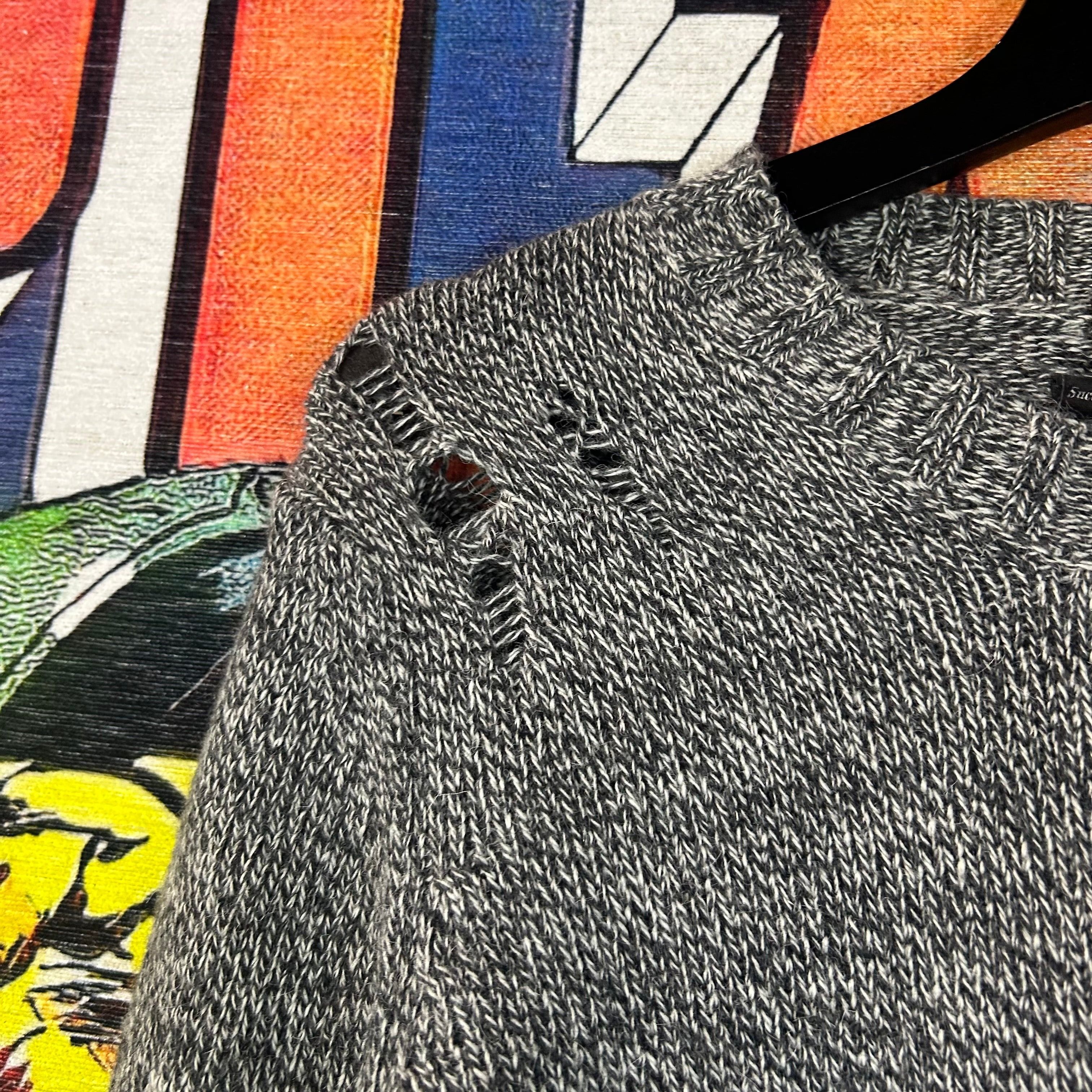 Diesel Diesel Distressed Knit Sweater Size Medium Size US M / EU 48-50 / 2 - 5 Thumbnail