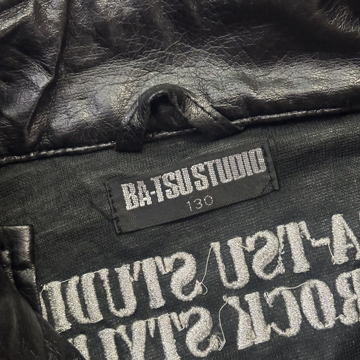 Japanese Brand Ba-Tsu Studio Motorcycle Jacket Style, Avant Garde Size XS / US 0-2 / IT 36-38 - 7 Thumbnail