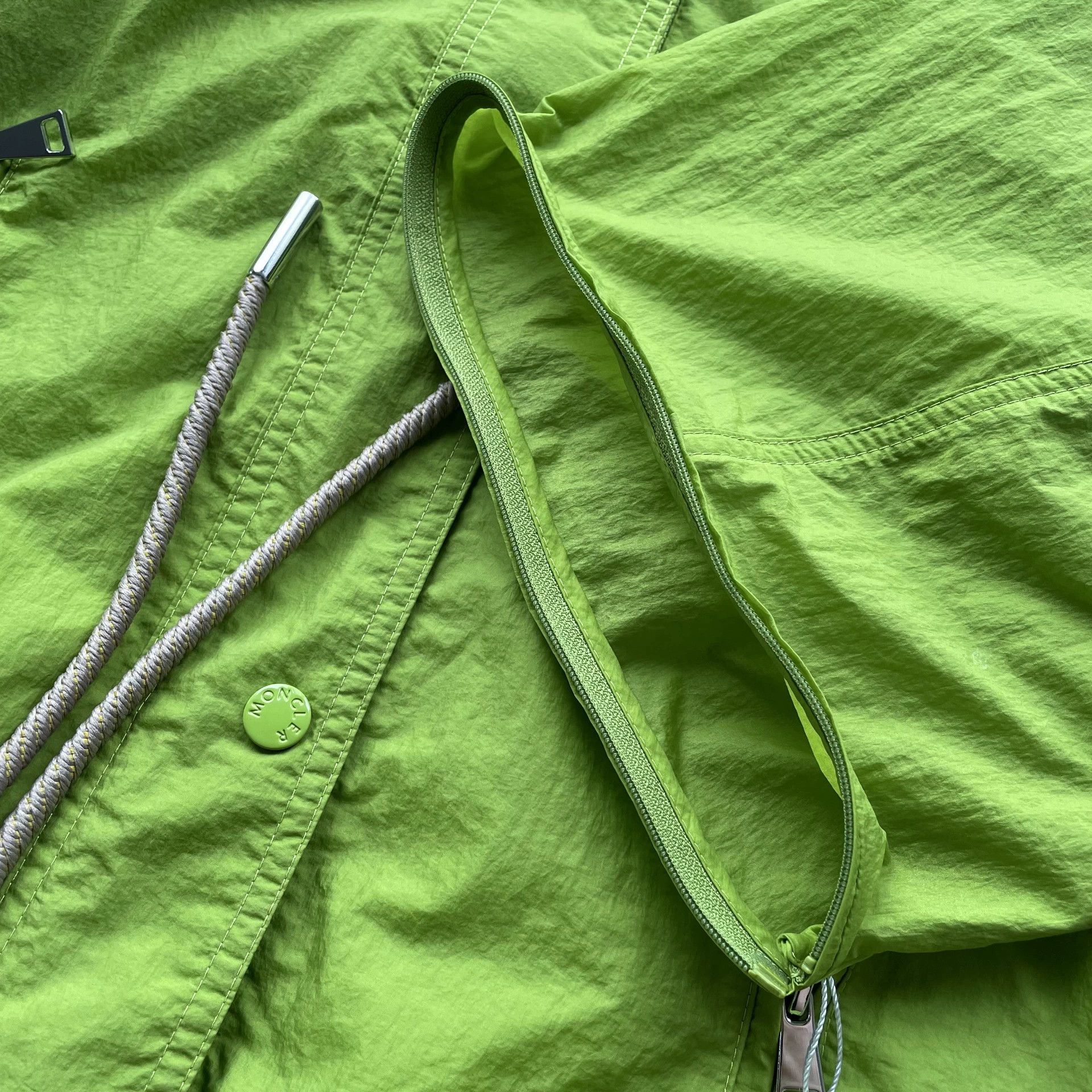 Moncler Moncler Green W Drawstring Neck Jacket 1 Missing Sleeves Size S / US 4 / IT 40 - 4 Thumbnail