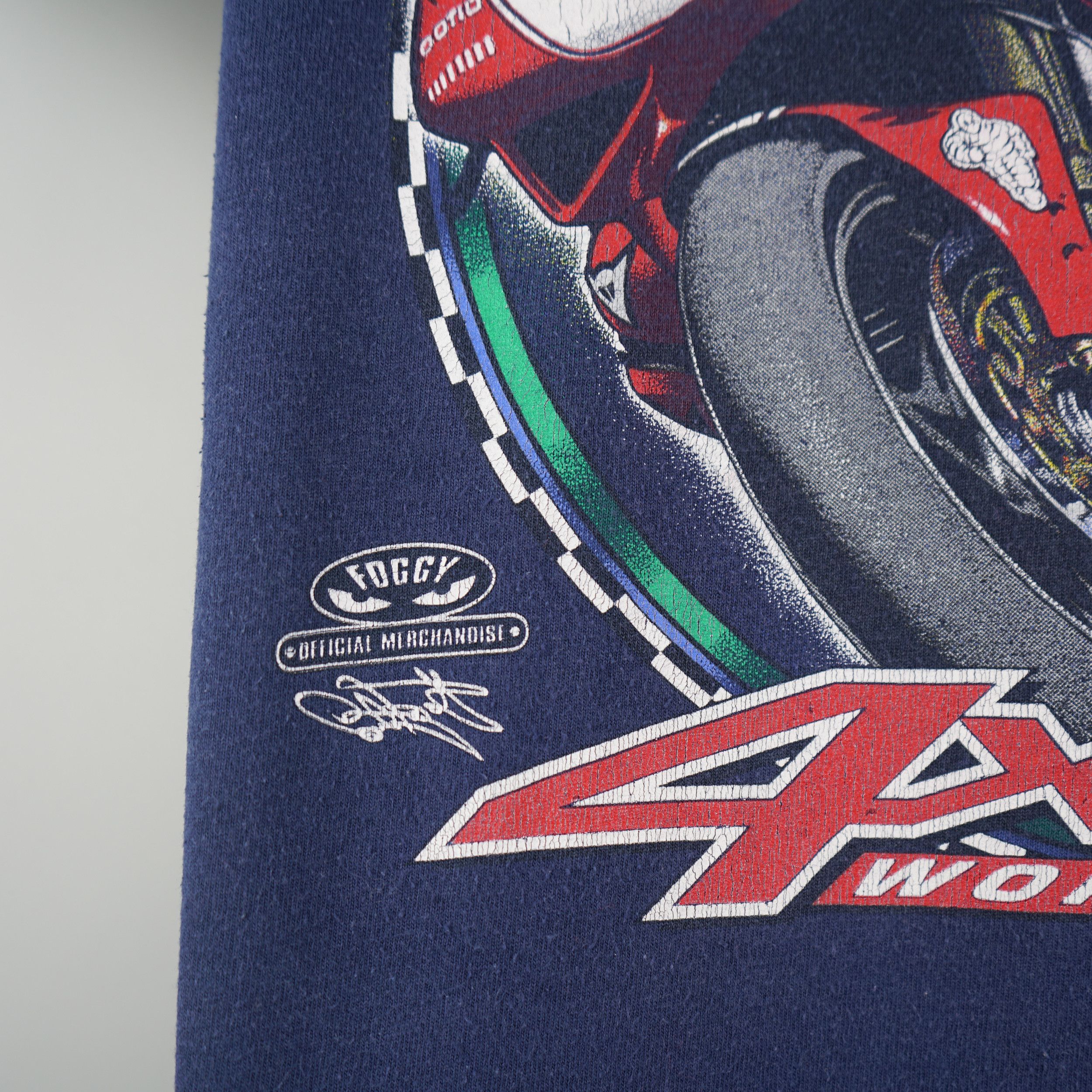 Ducati × Vintage Vintage 1999 Carl Fogarty T-Shirt Superbike Champion Size US M / EU 48-50 / 2 - 3 Thumbnail