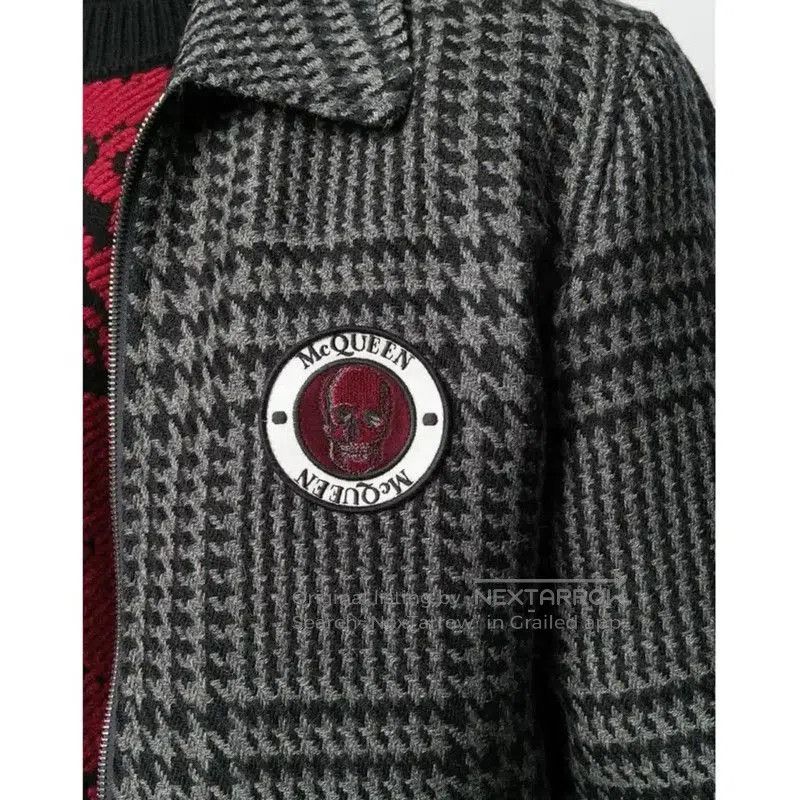 Alexander McQueen Alexander McQueen Gray Wool Men's Long Sleeve Sweatshirt . Size US M / EU 48-50 / 2 - 9 Thumbnail