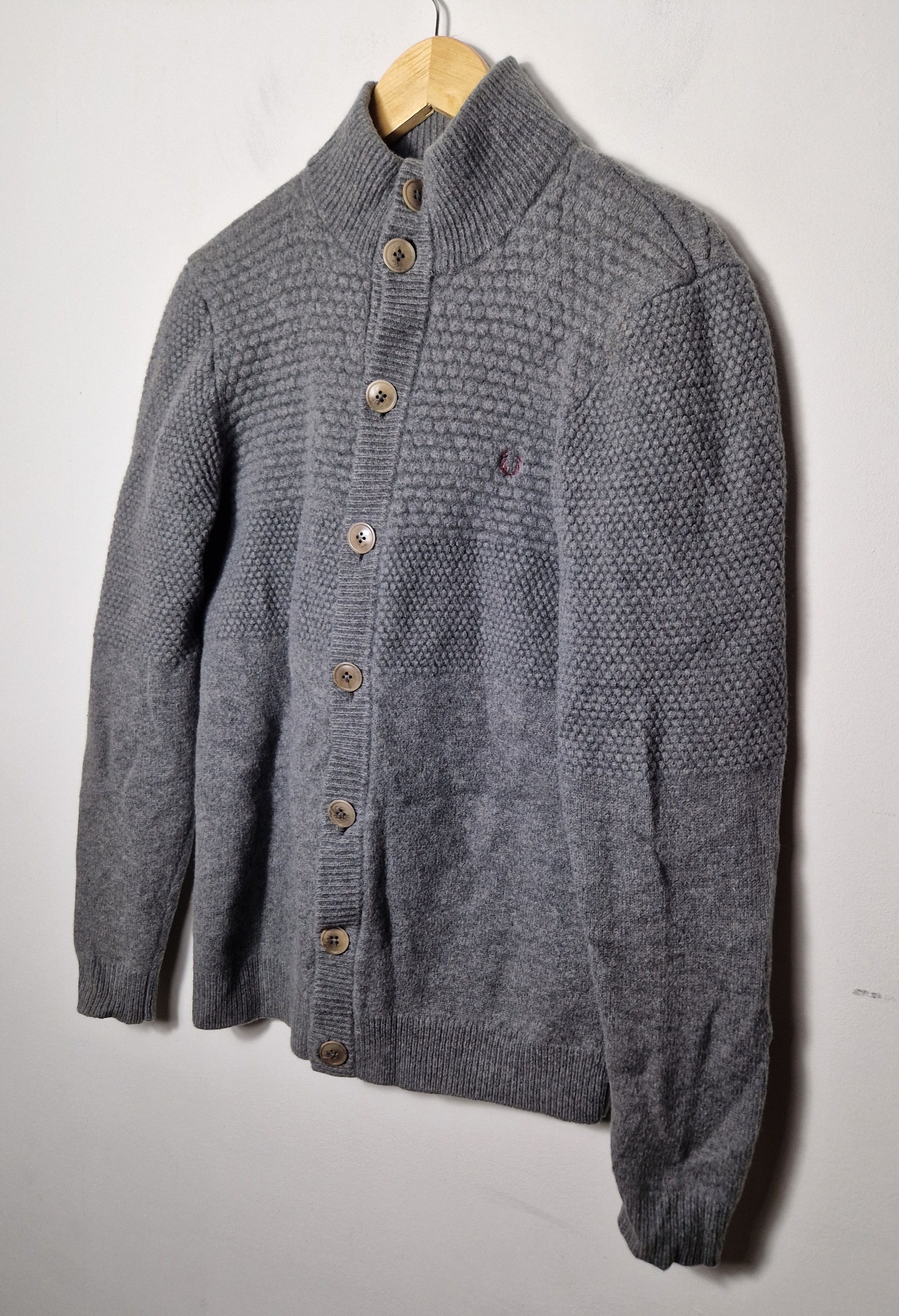 Fred Perry × Vintage Fred Perry wool sweater cardigan Size US S / EU 44-46 / 1 - 2 Thumbnail