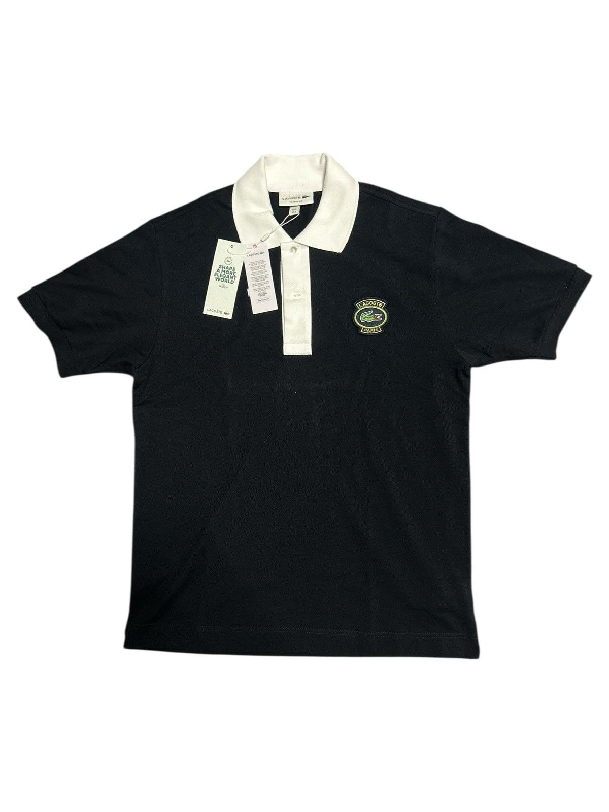 Lacoste Lacoste Polo Shirt - Men’s Size S - Black//White Collar Size US S / EU 44-46 / 1 - 1 Thumbnail