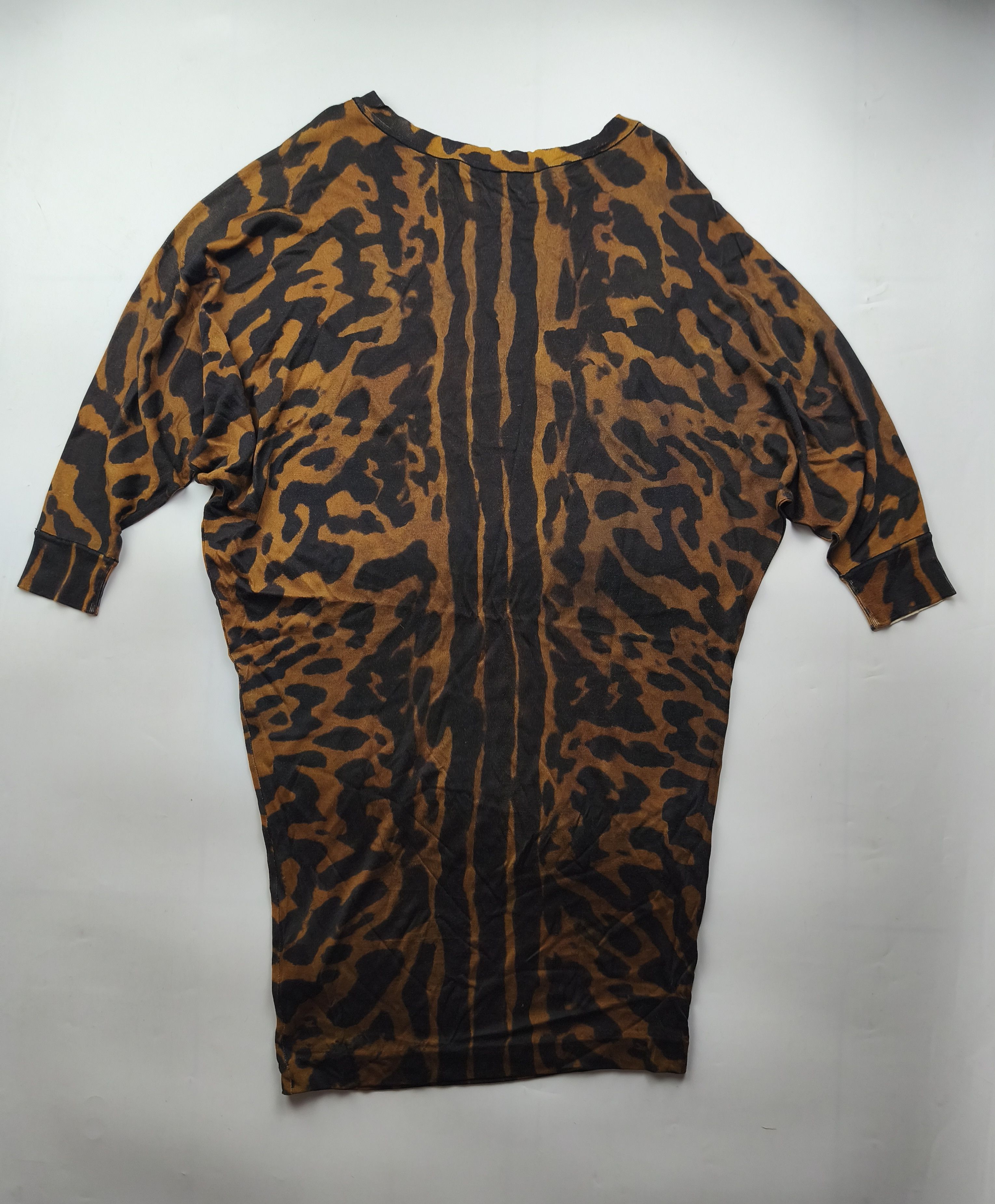 Alexander McQueen Alexander McQueen leopard assymetric silk dress Size S / US 4 / IT 40 - 2 Thumbnail