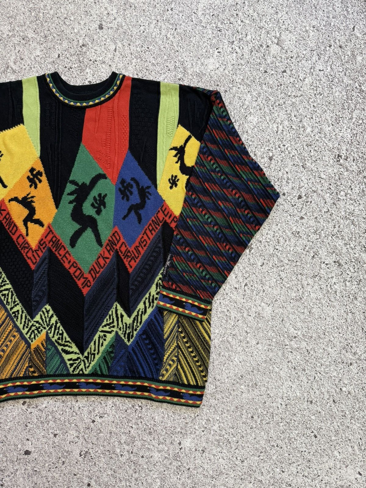 Carlo Colucci × Designer × Japanese Brand Vintage 1990’s Carlo Colucci Japanese Sweater Coogi Style Size US XL / EU 56 / 4 - 5 Thumbnail