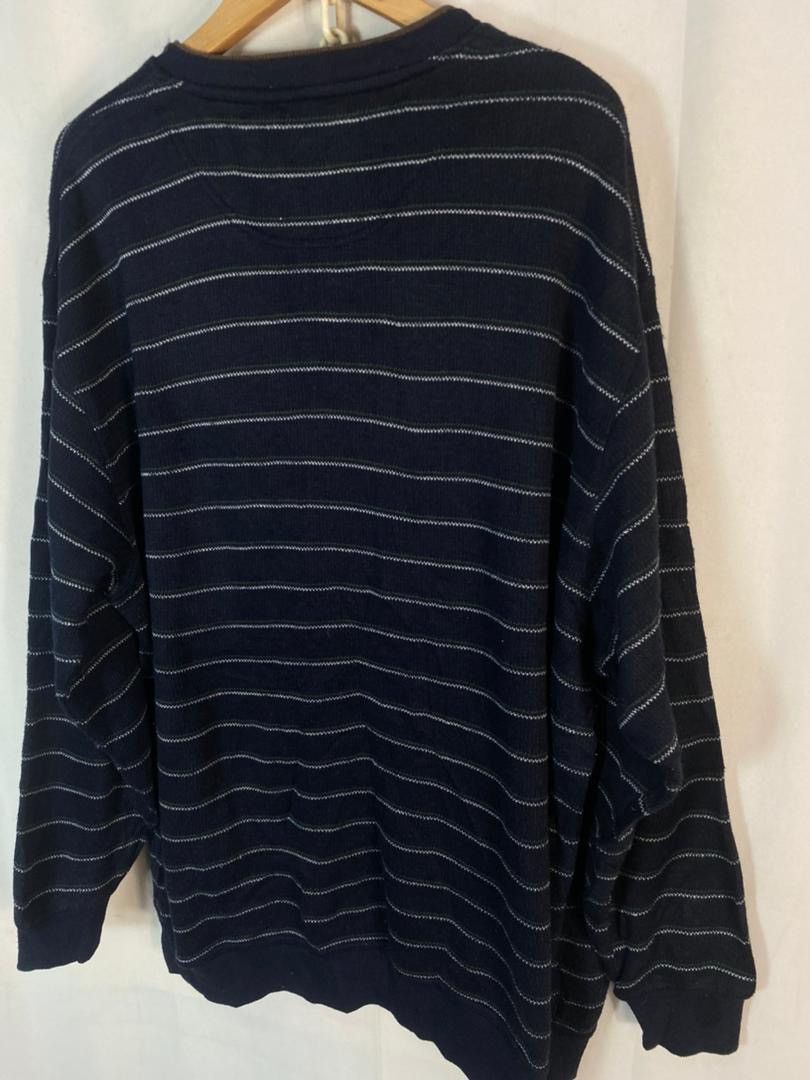 Japanese Brand × Kansai Yamamoto Kansai Yamamoto homme stripe sweatshirt Size US XXL / EU 58 / 5 - 8 Thumbnail