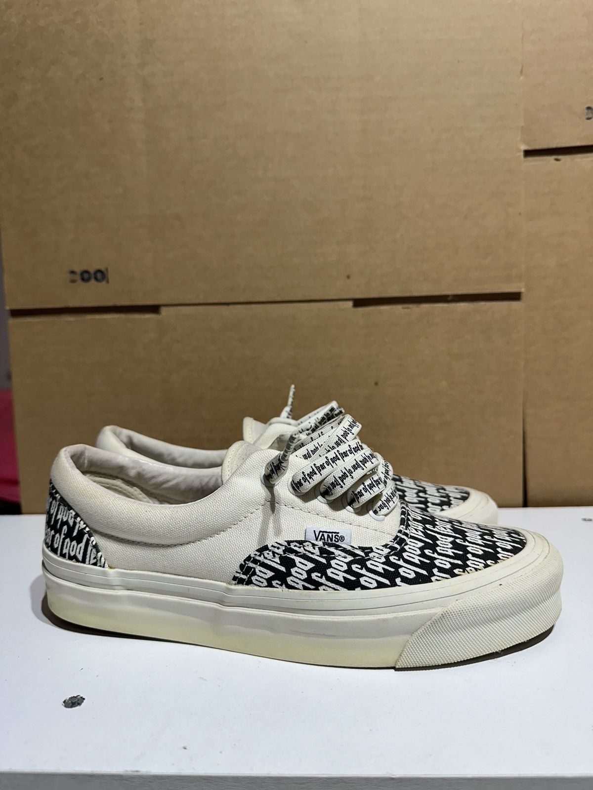 Fear of God × Vans Fear of God x Vans Era 95 DX White Black 1.0