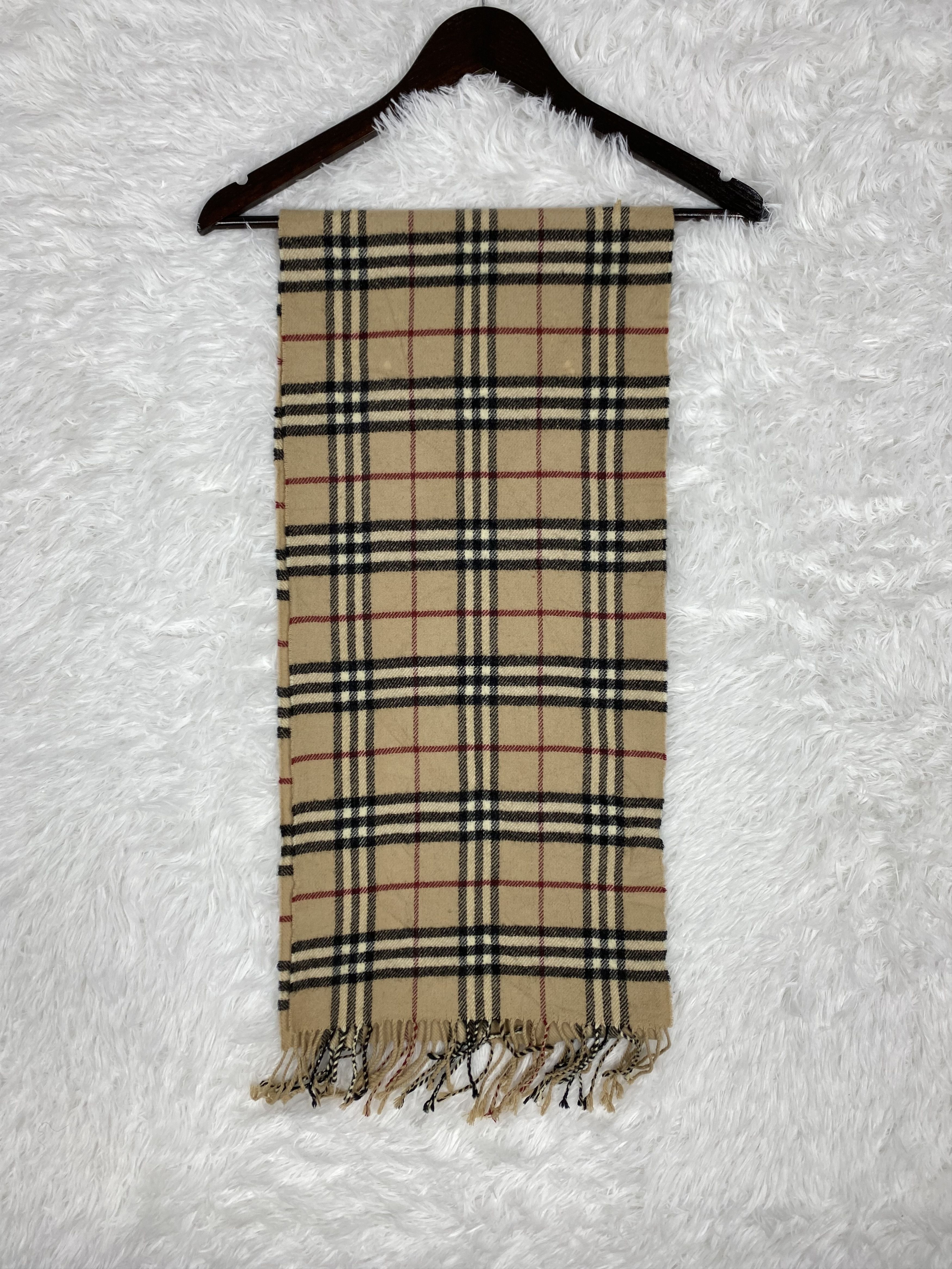 Burberry Vintage Burberry Scarf / Muffler Neckwear PM0066 Size ONE SIZE - 2 Thumbnail